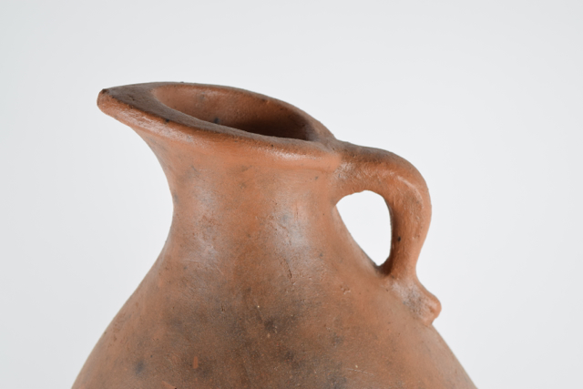 Brick Tone Modern Style Terracotta Pitcher