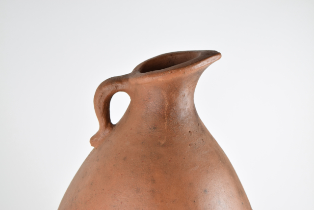 Brick Tone Modern Style Terracotta Pitcher