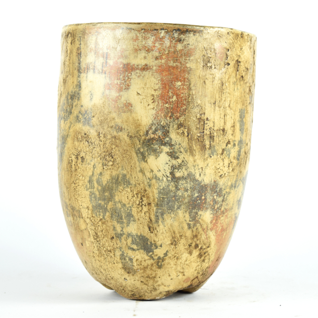 Modern Bullet Style Terracotta Vase