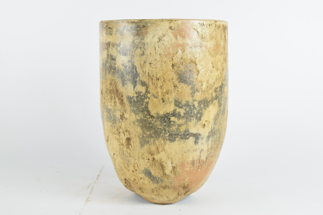 Modern Bullet Style Terracotta Vase