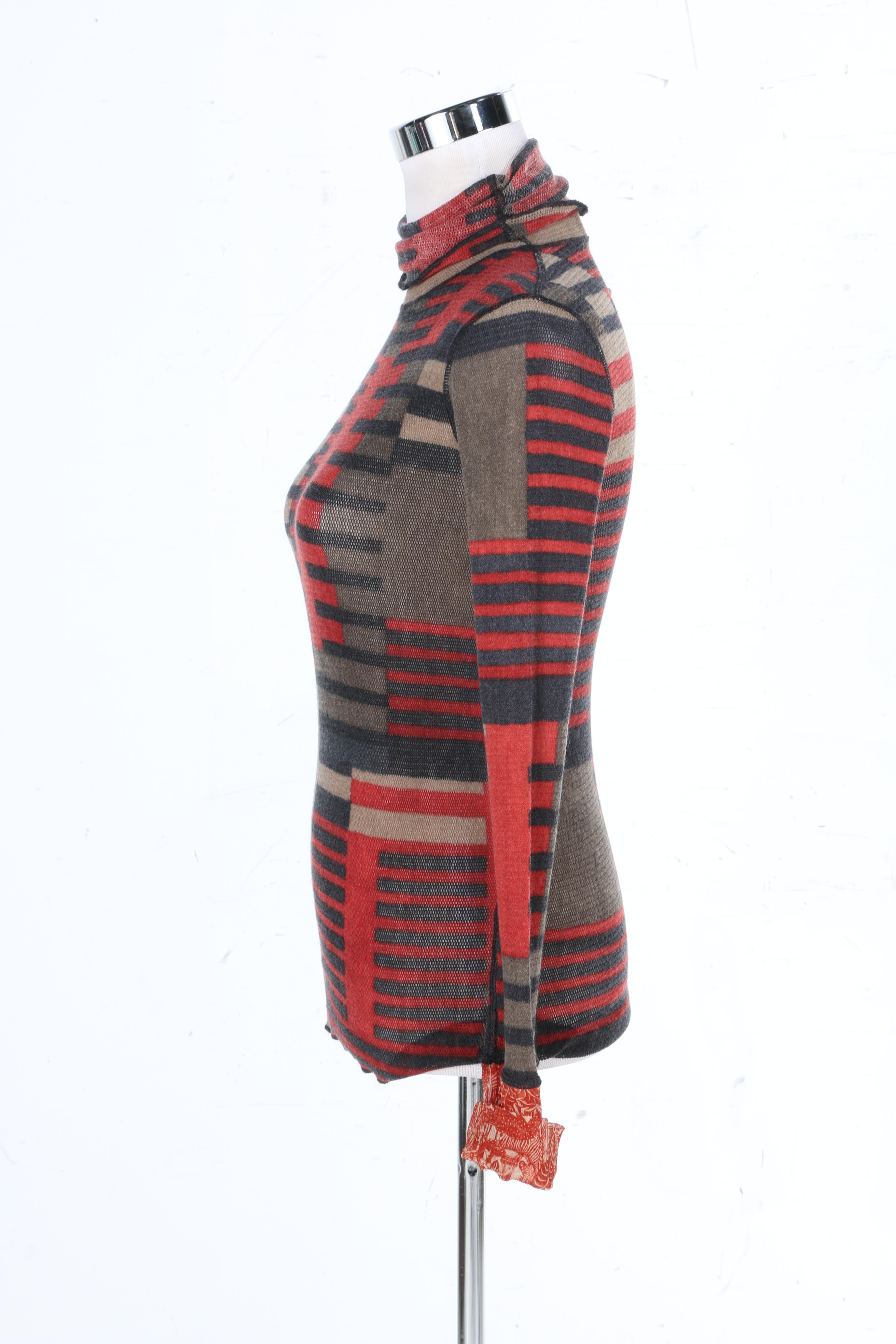 Jean Paul Gaultier Top with Jungle Themed Cuffs