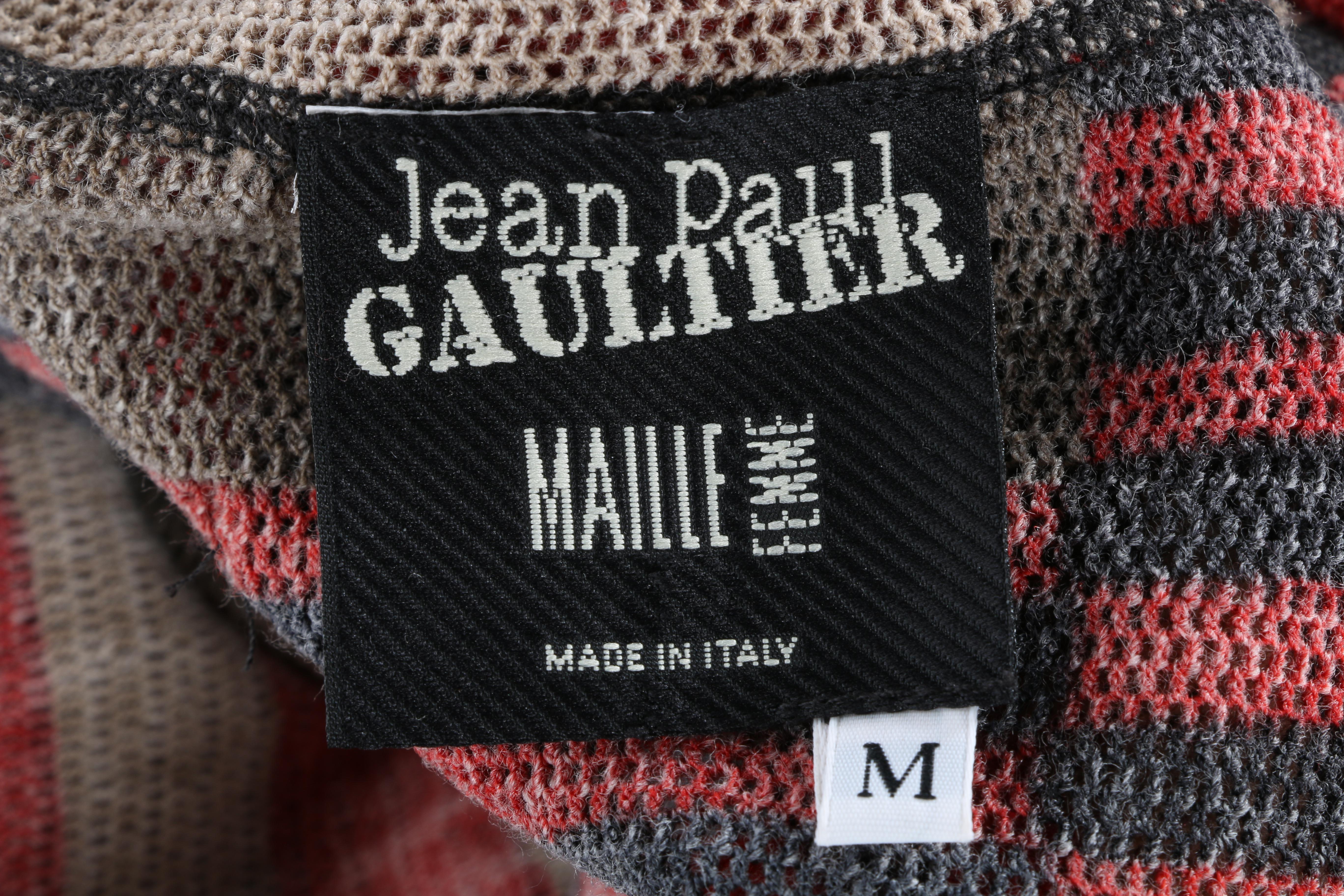 Jean Paul Gaultier Top with Jungle Themed Cuffs