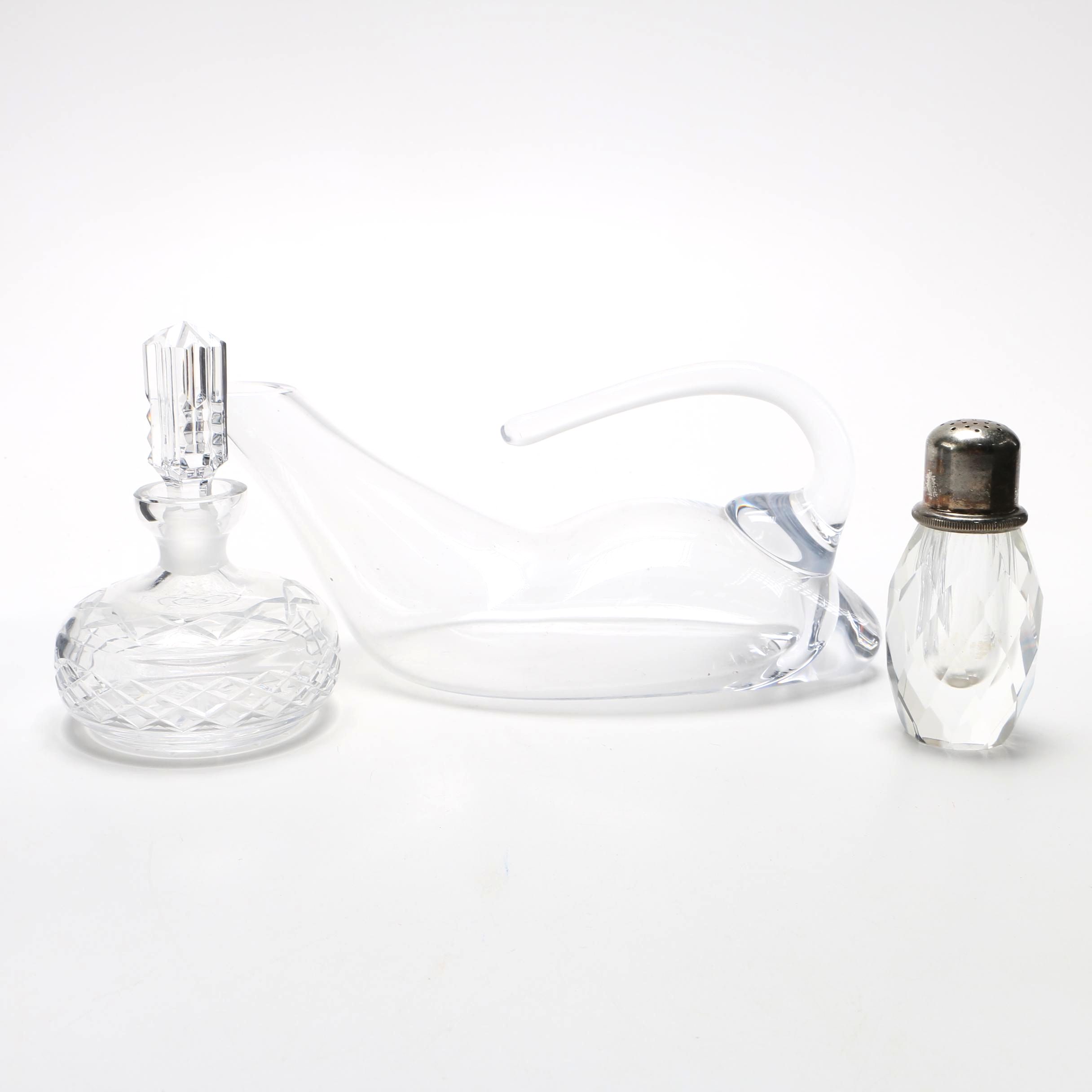 Varied Shaped Crystal Decanters