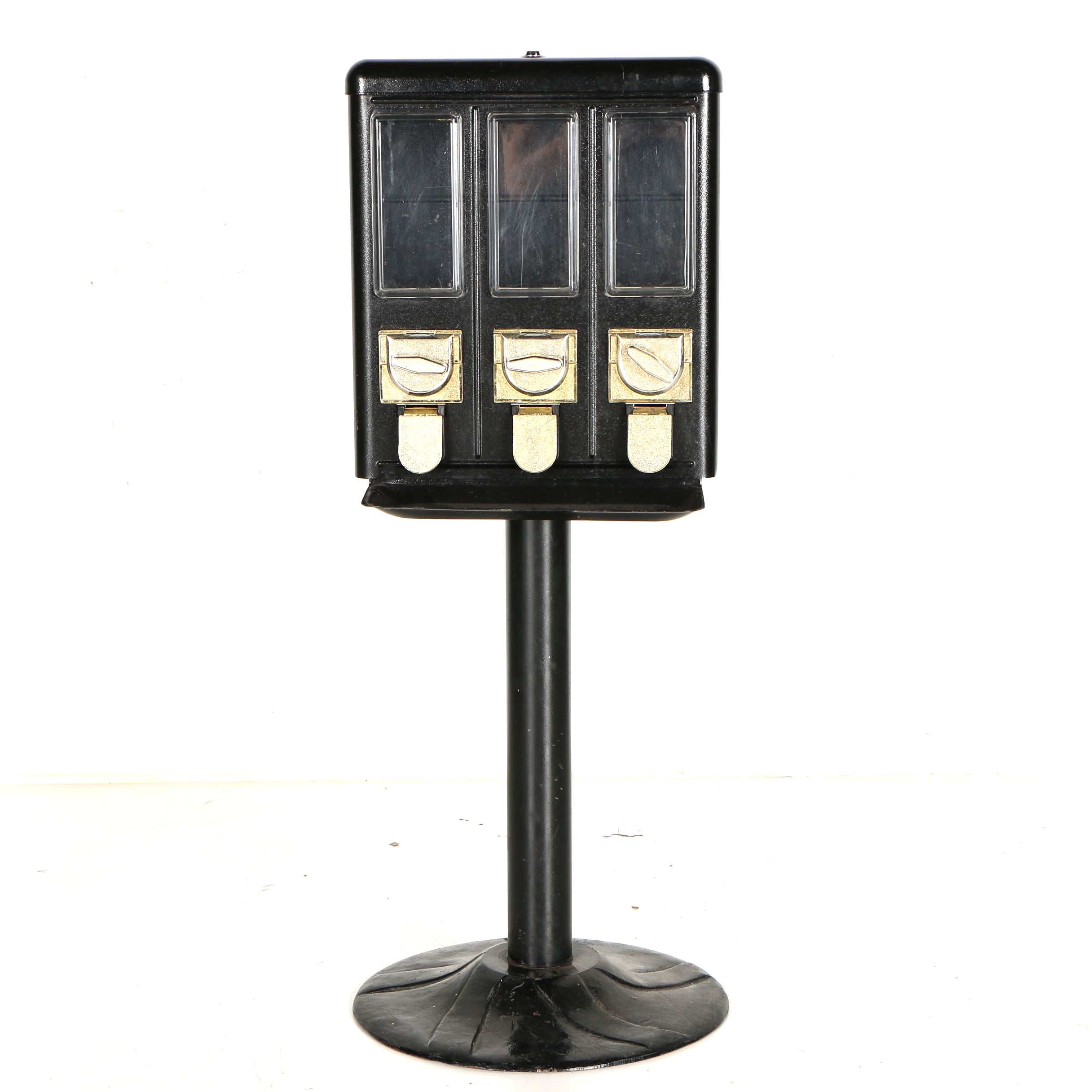 Triple Bay Coin Operated Candy Machine