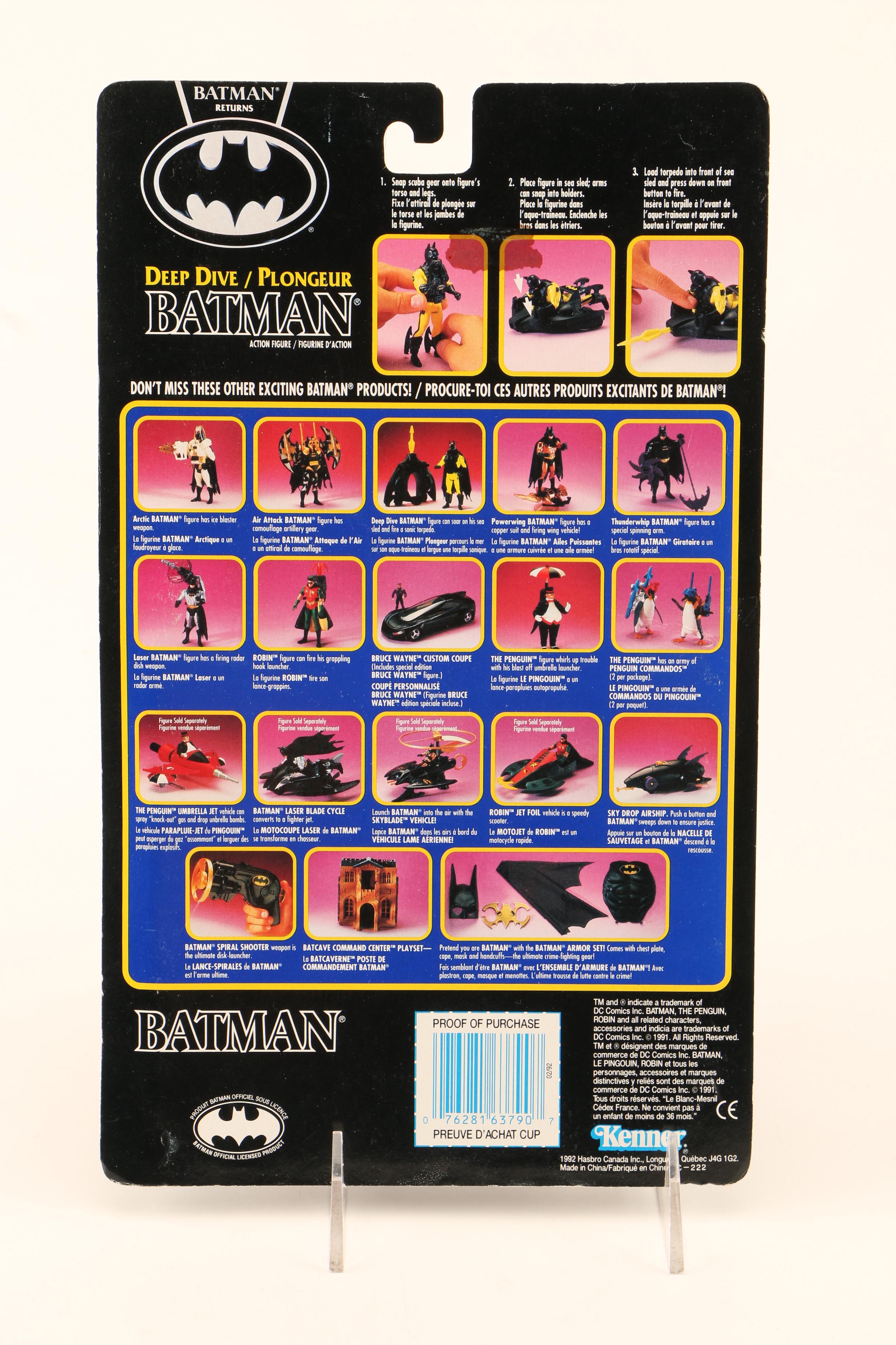 1980s and 1990s "Batman" Action Figures