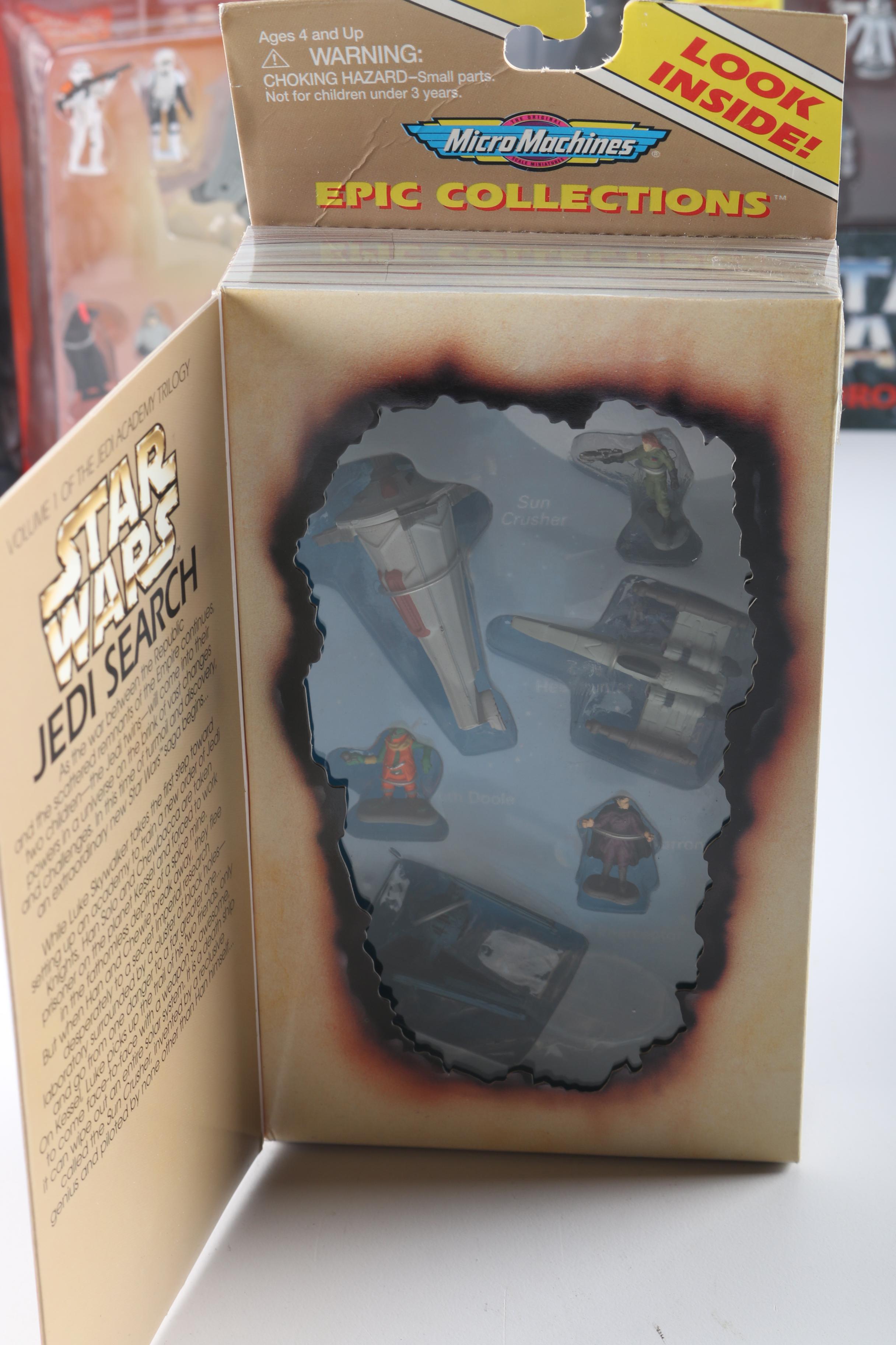 "Star Wars" Micro Machine and Read-Along Playsets