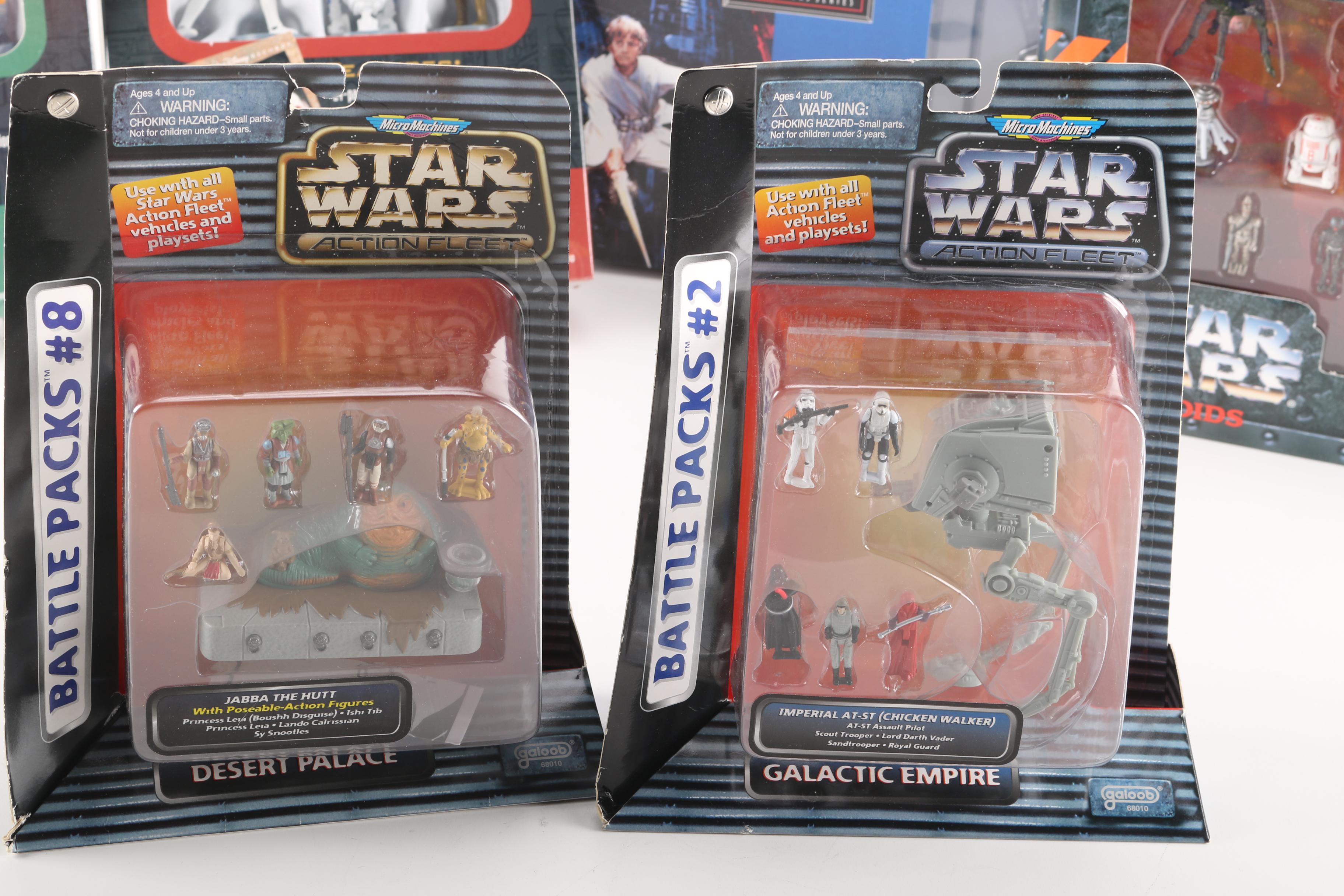 "Star Wars" Micro Machine and Read-Along Playsets