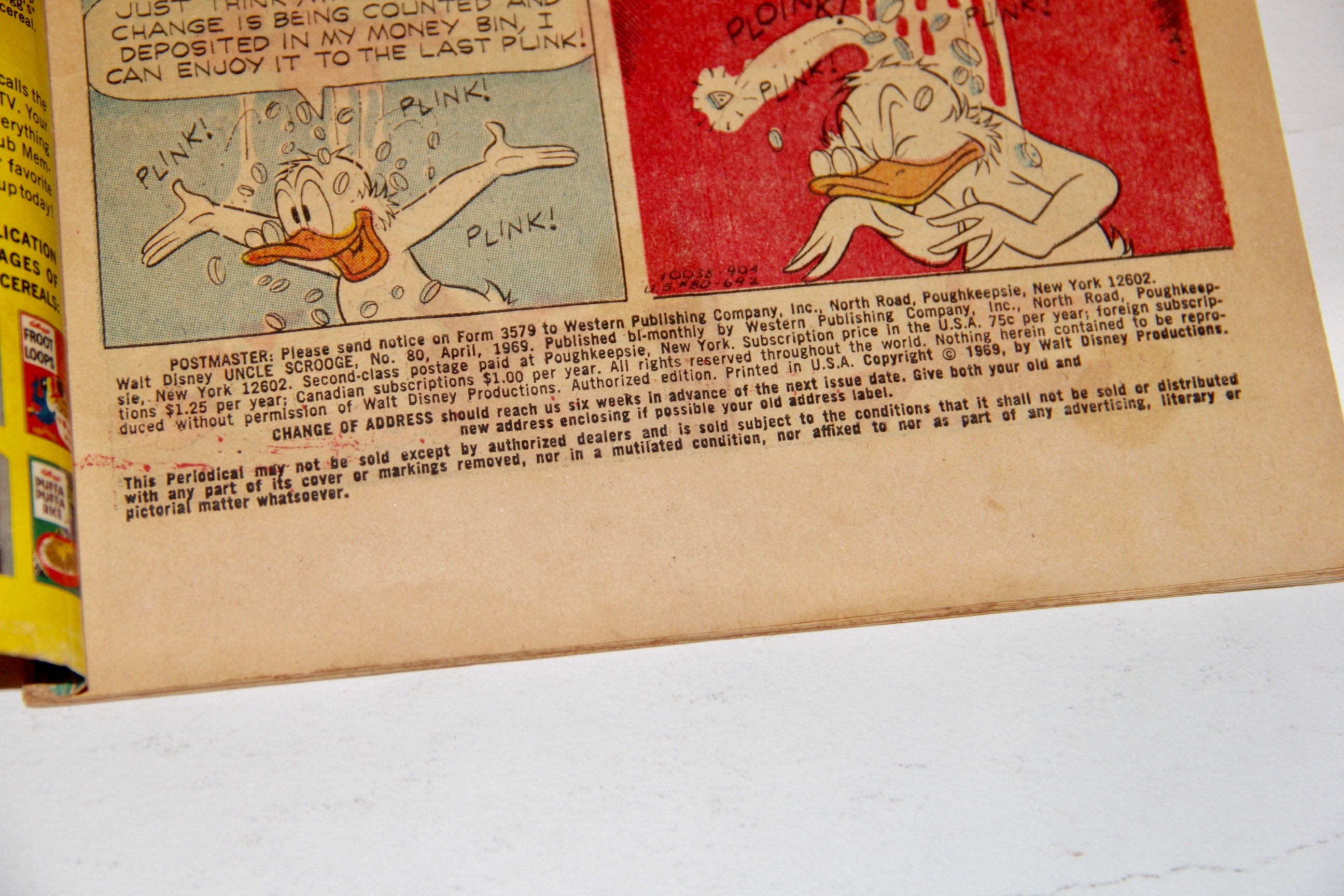 Gold Key Comic Books Including Donald Duck, Uncle Scrooge and Tweety and Sylvester