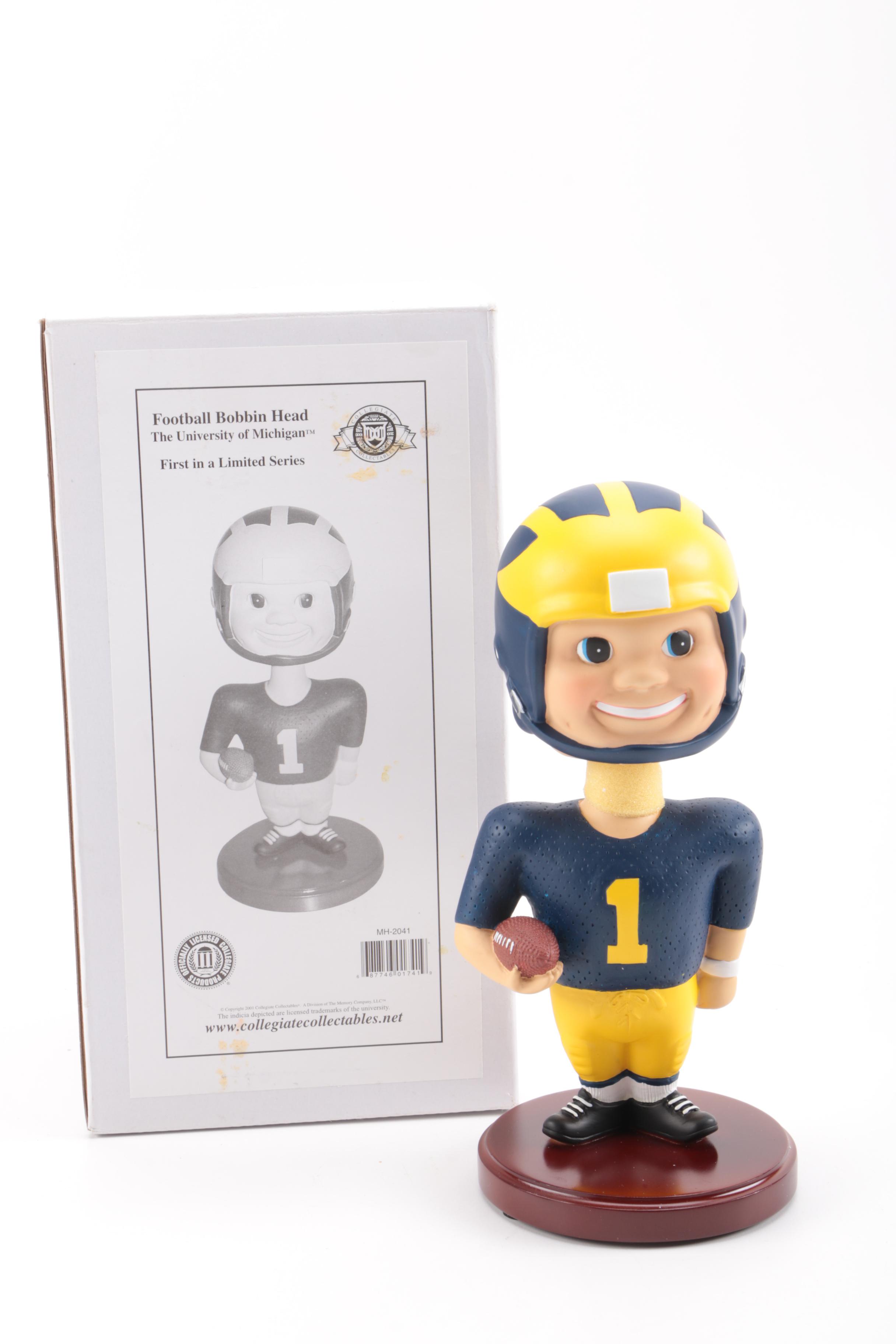 Assortment of Football Collectibles