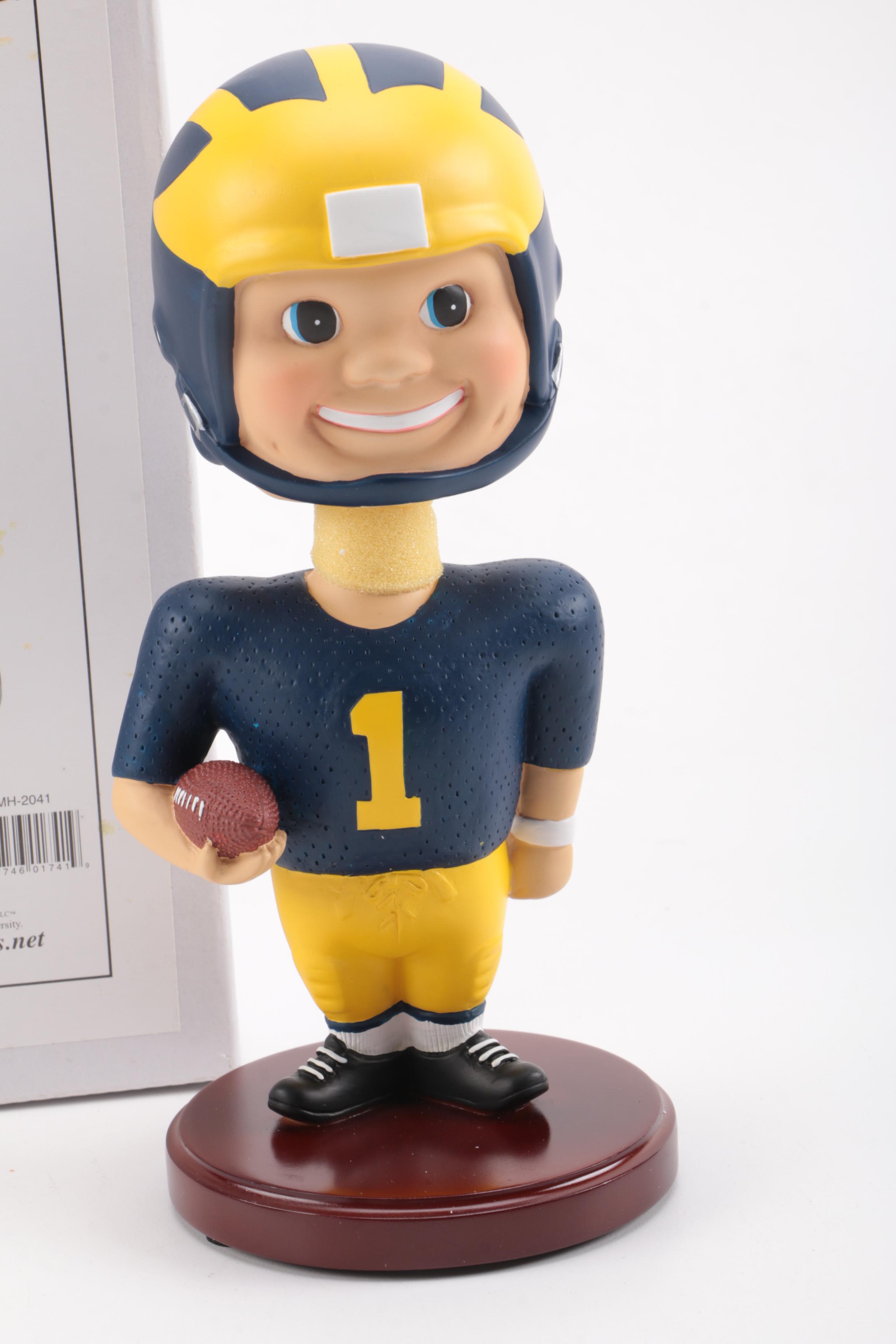 Assortment of Football Collectibles