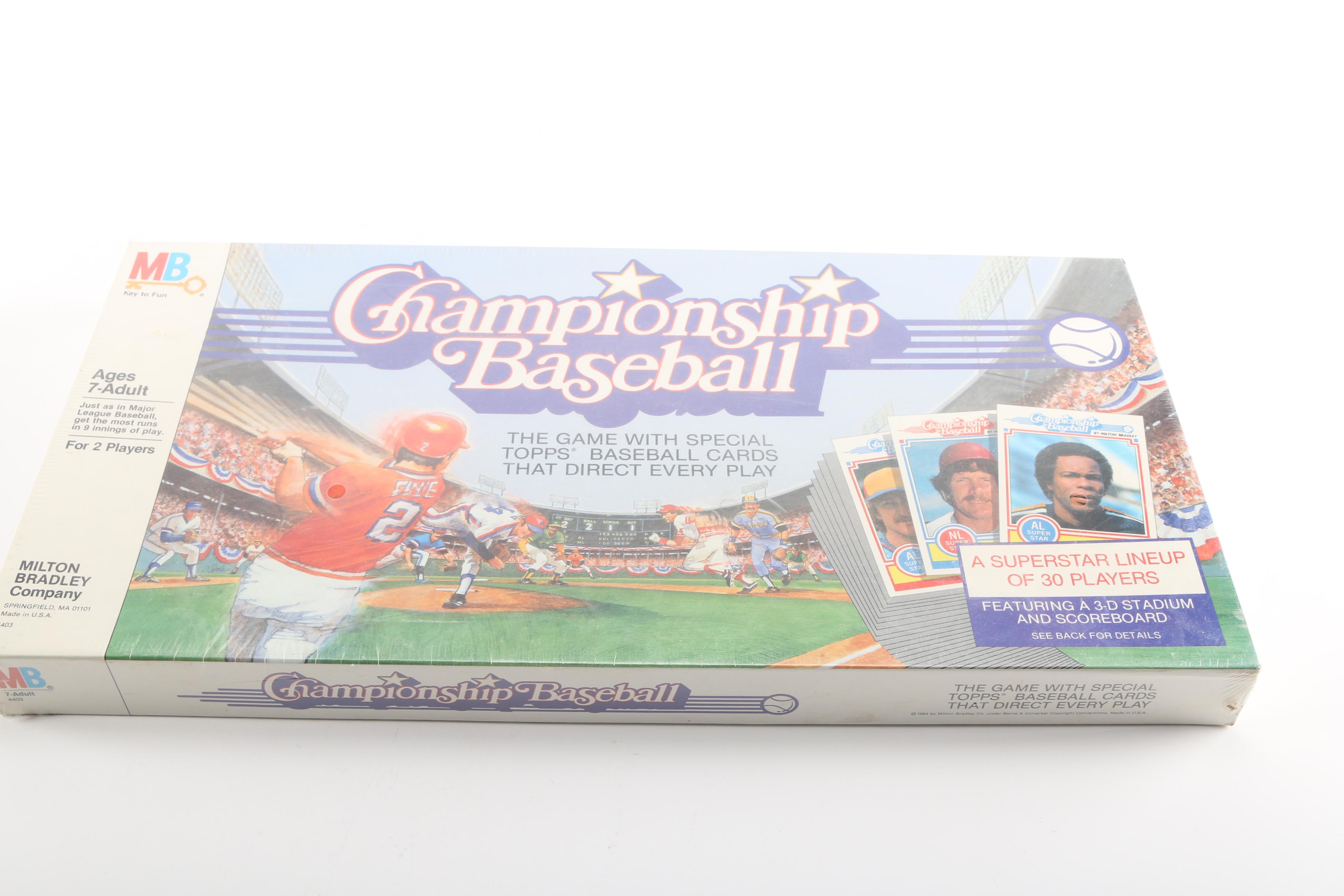 Milton Bradley Championship Baseball Board Game