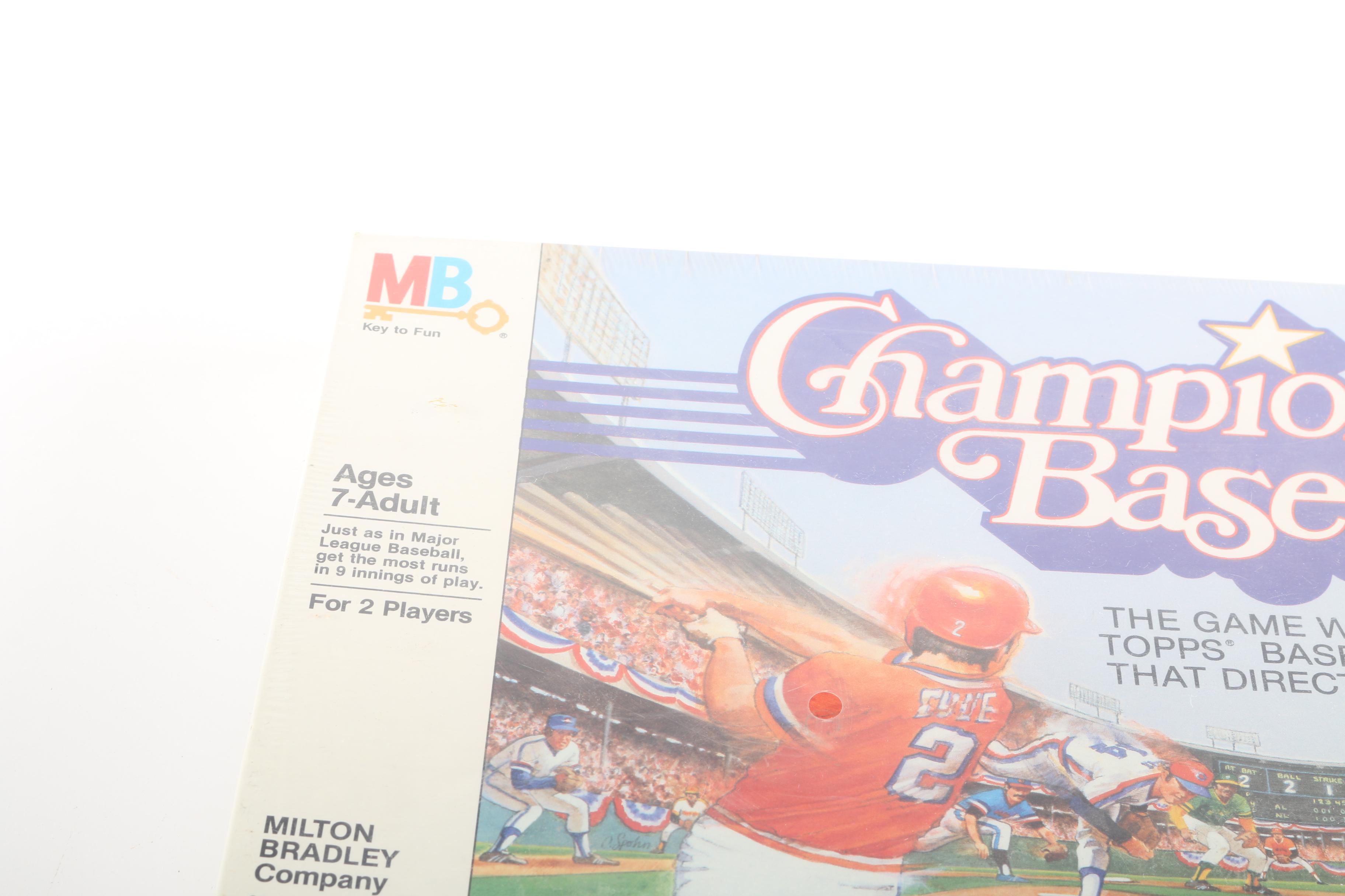 Milton Bradley Championship Baseball Board Game