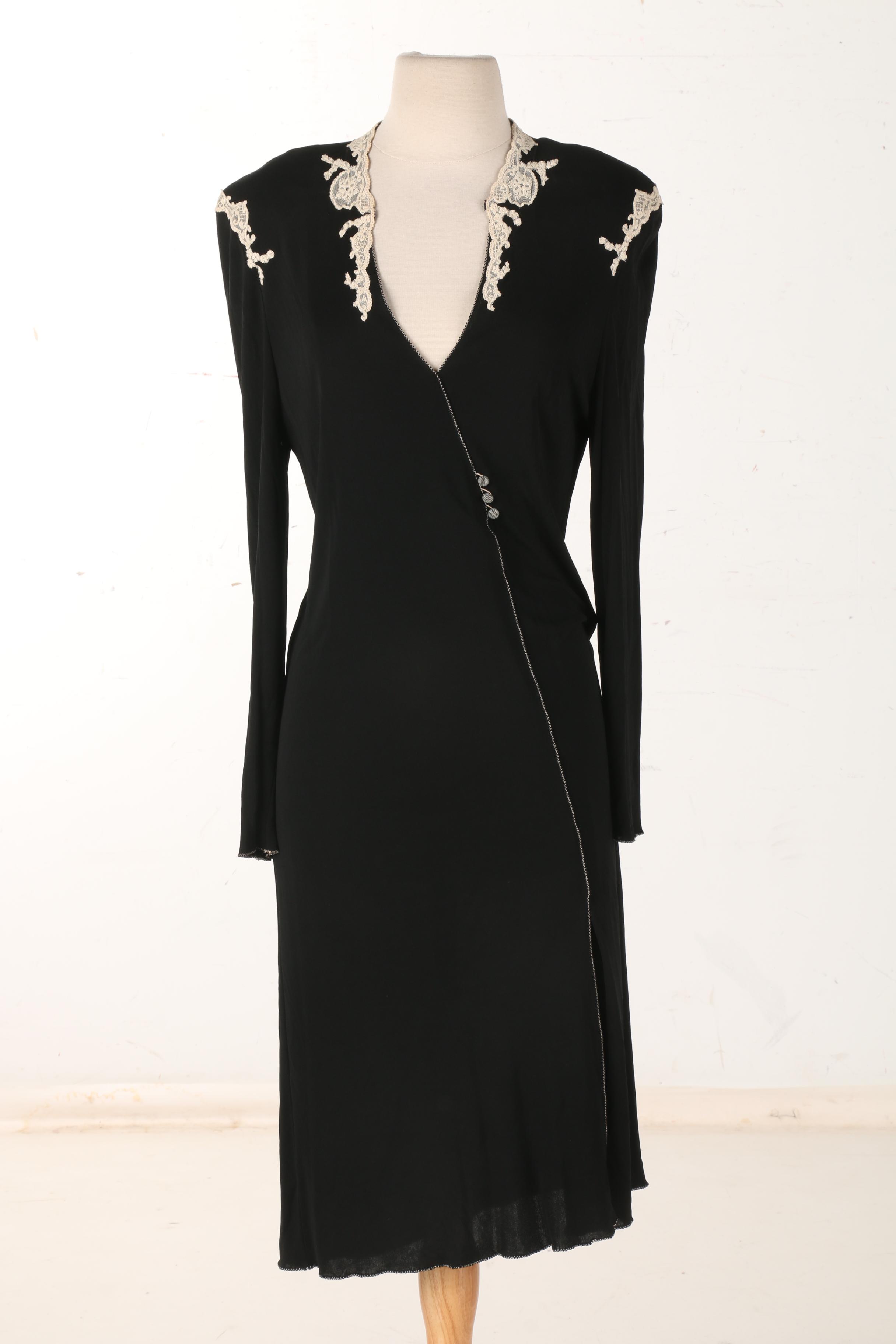 Pauline Wong Dress With Lace Detail