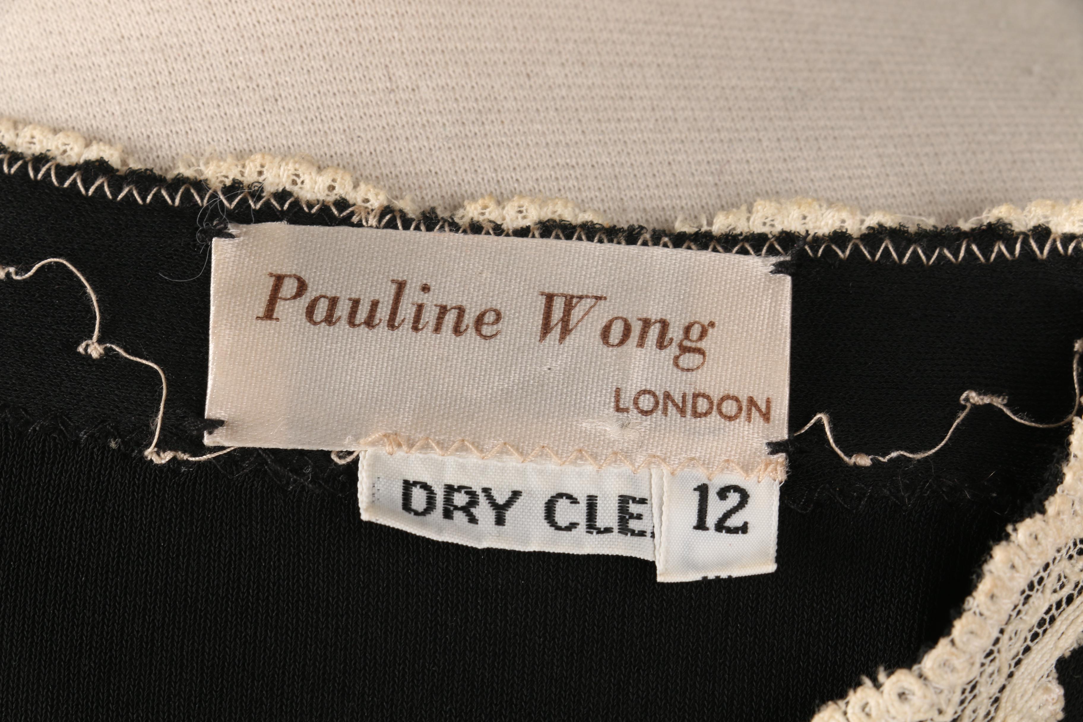 Pauline Wong Dress With Lace Detail