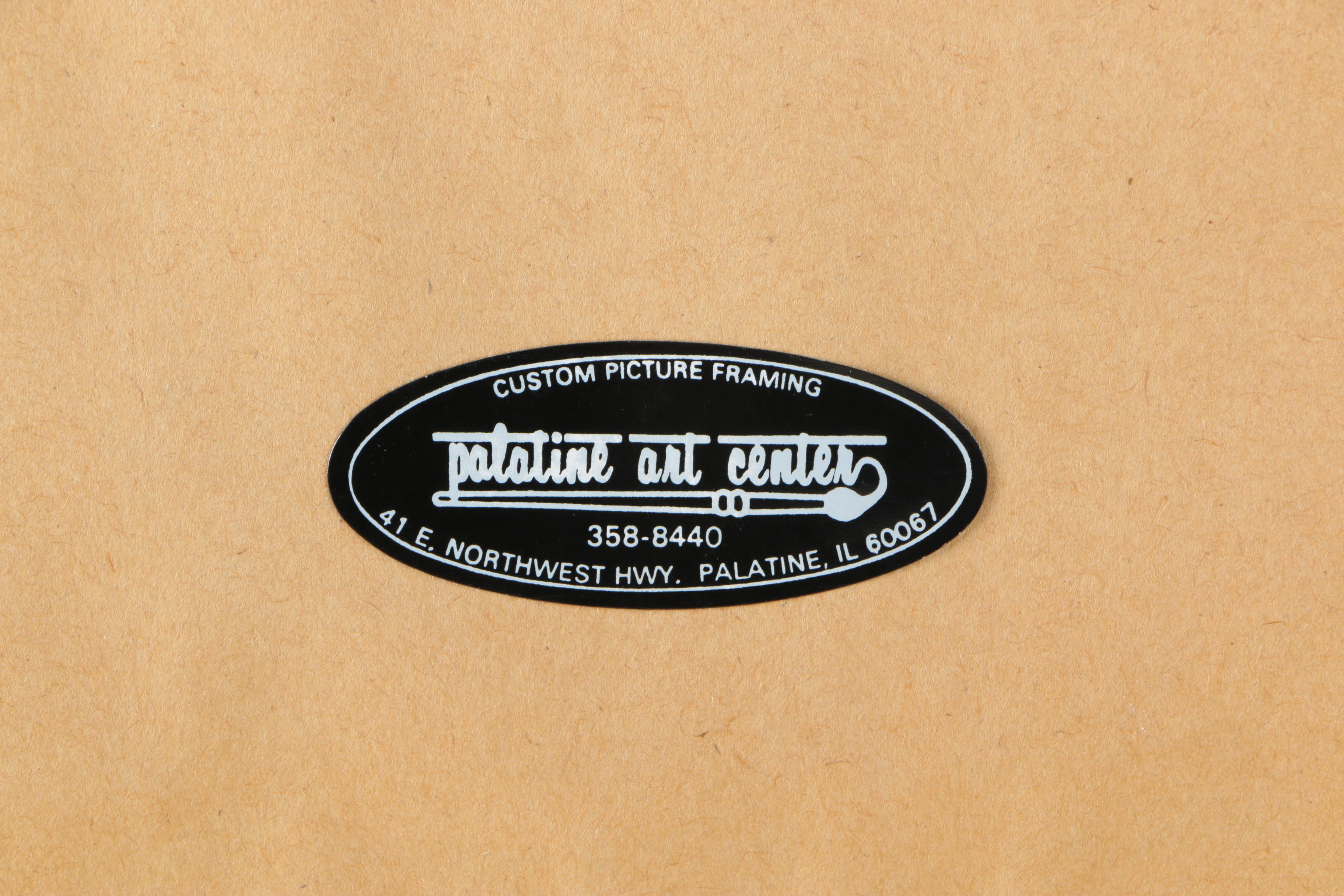 Ronald Fritkin Ink Drawing of a Character Study