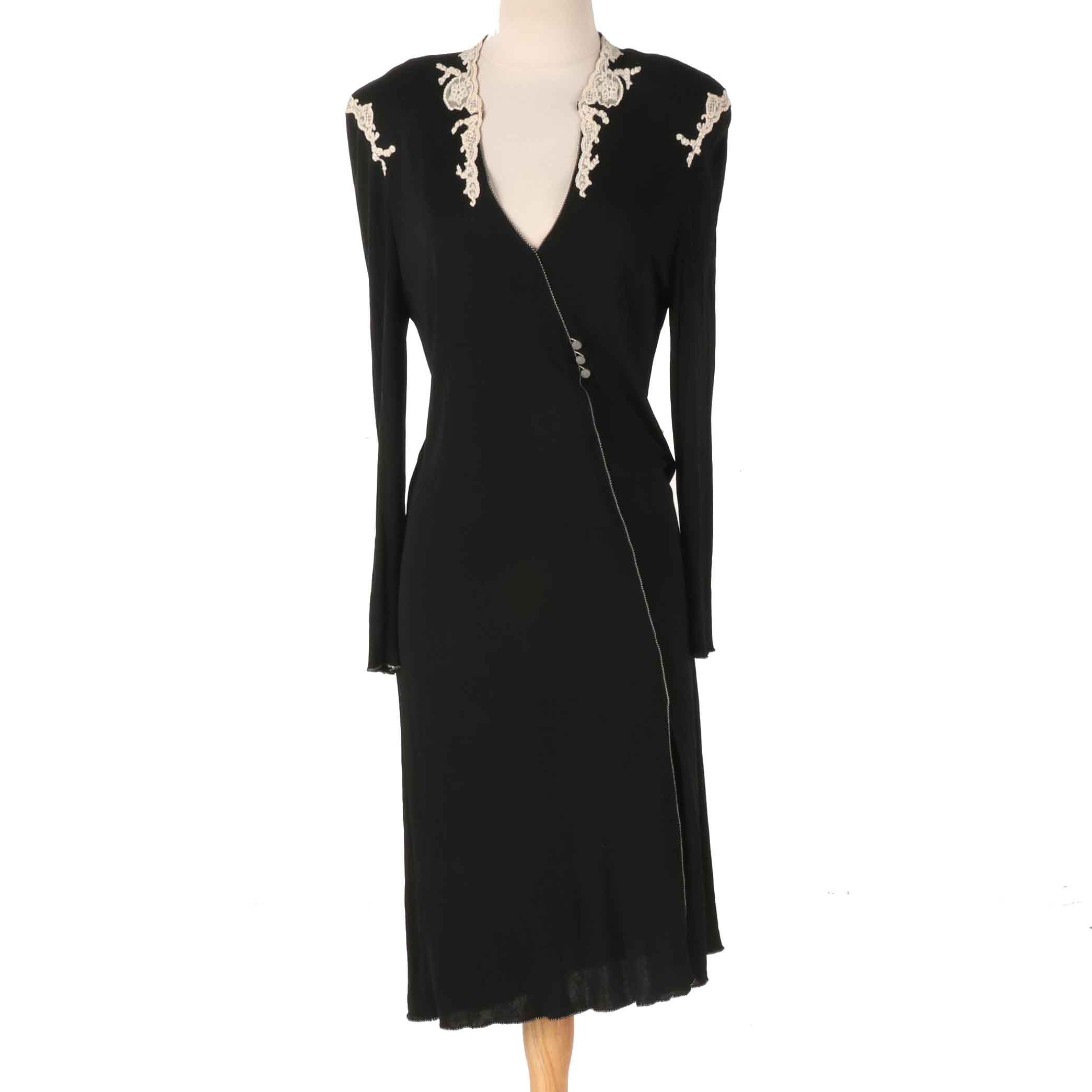 Pauline Wong Dress With Lace Detail