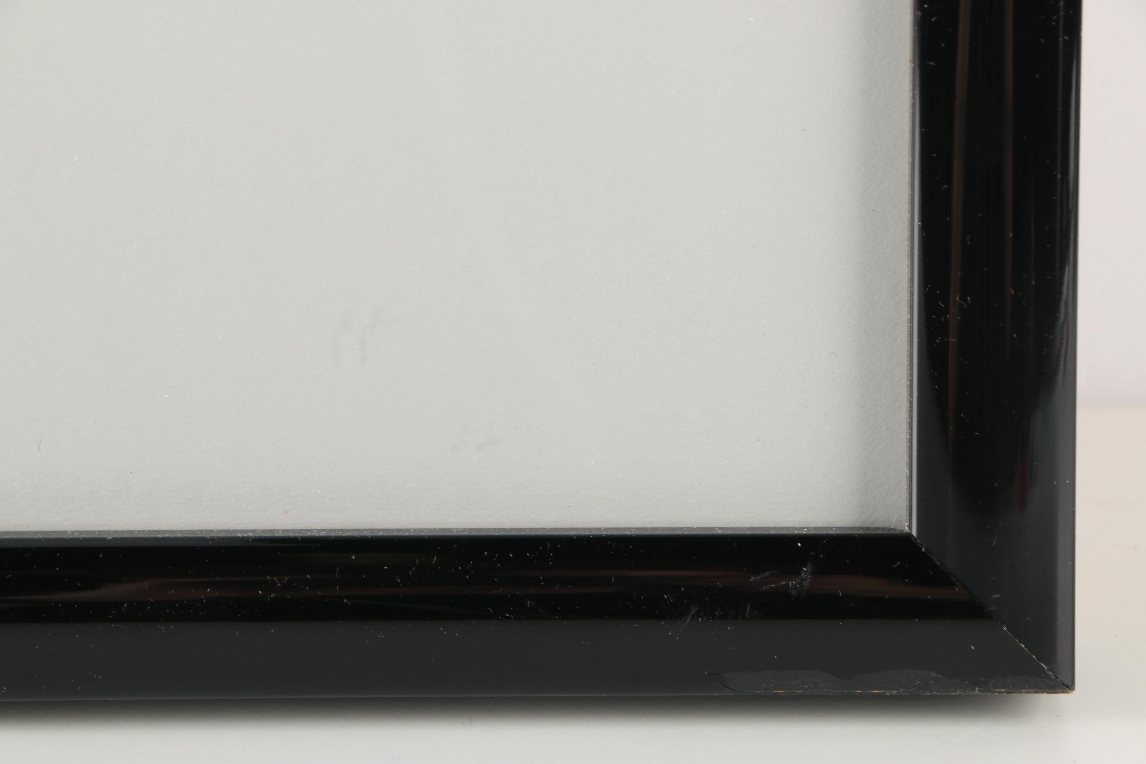 Ronald Fritkin Ink Sketch of a Man With a Phonograph