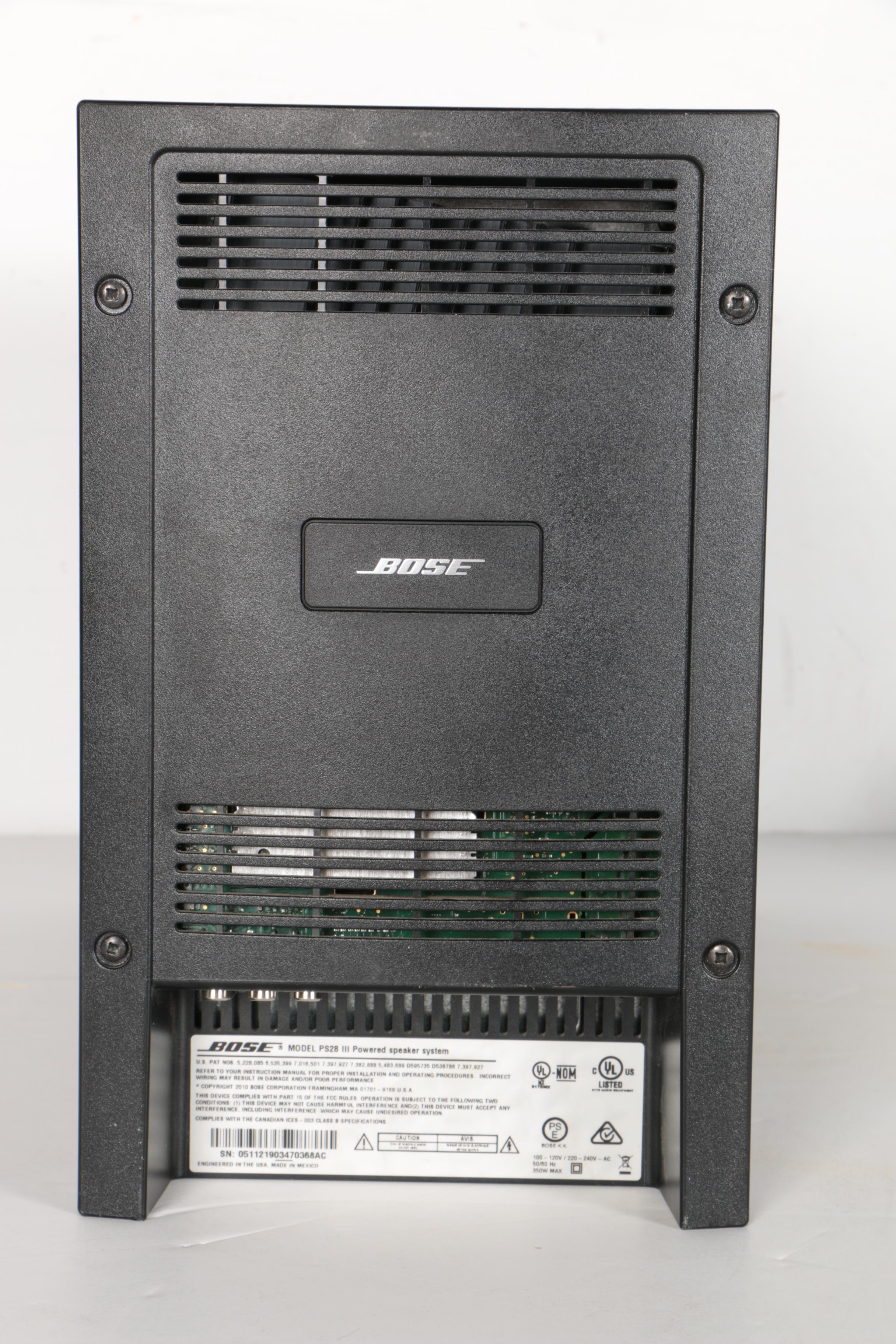 Bose Home Theater System