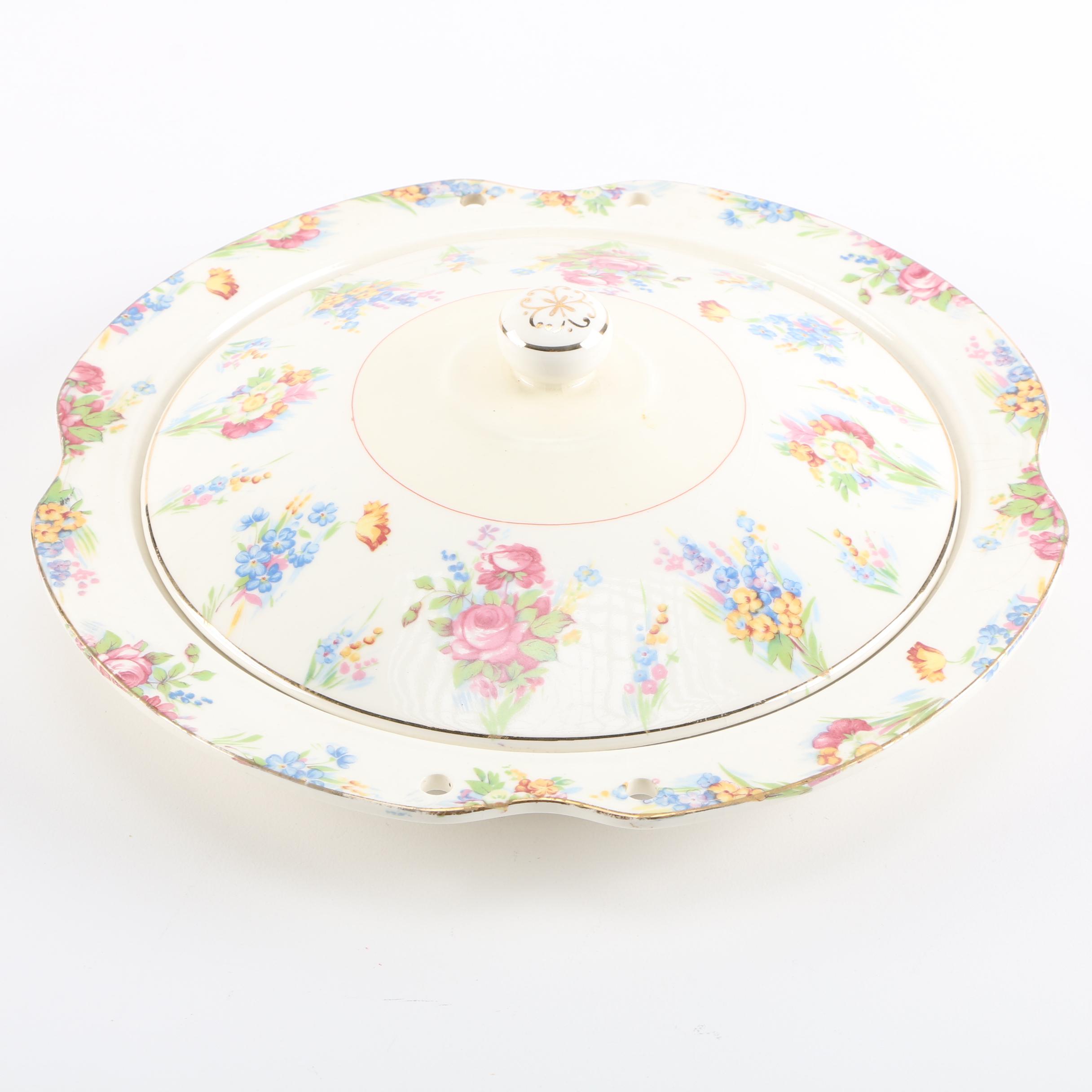 Royal Trico Bowl With Lid