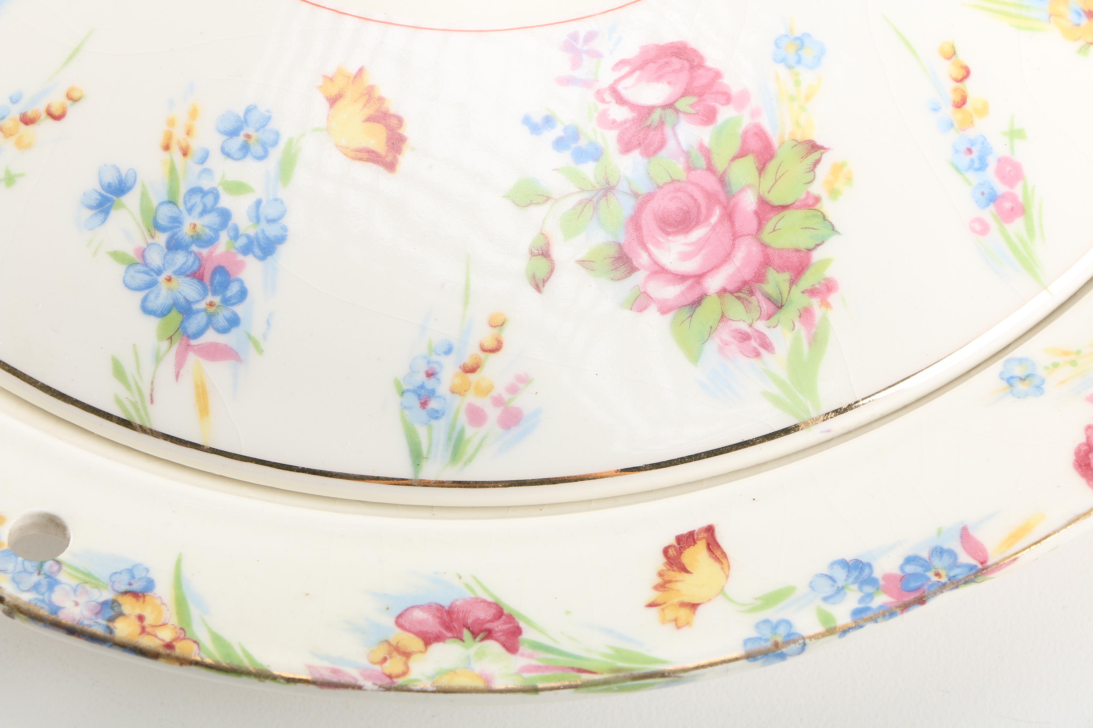 Royal Trico Bowl With Lid