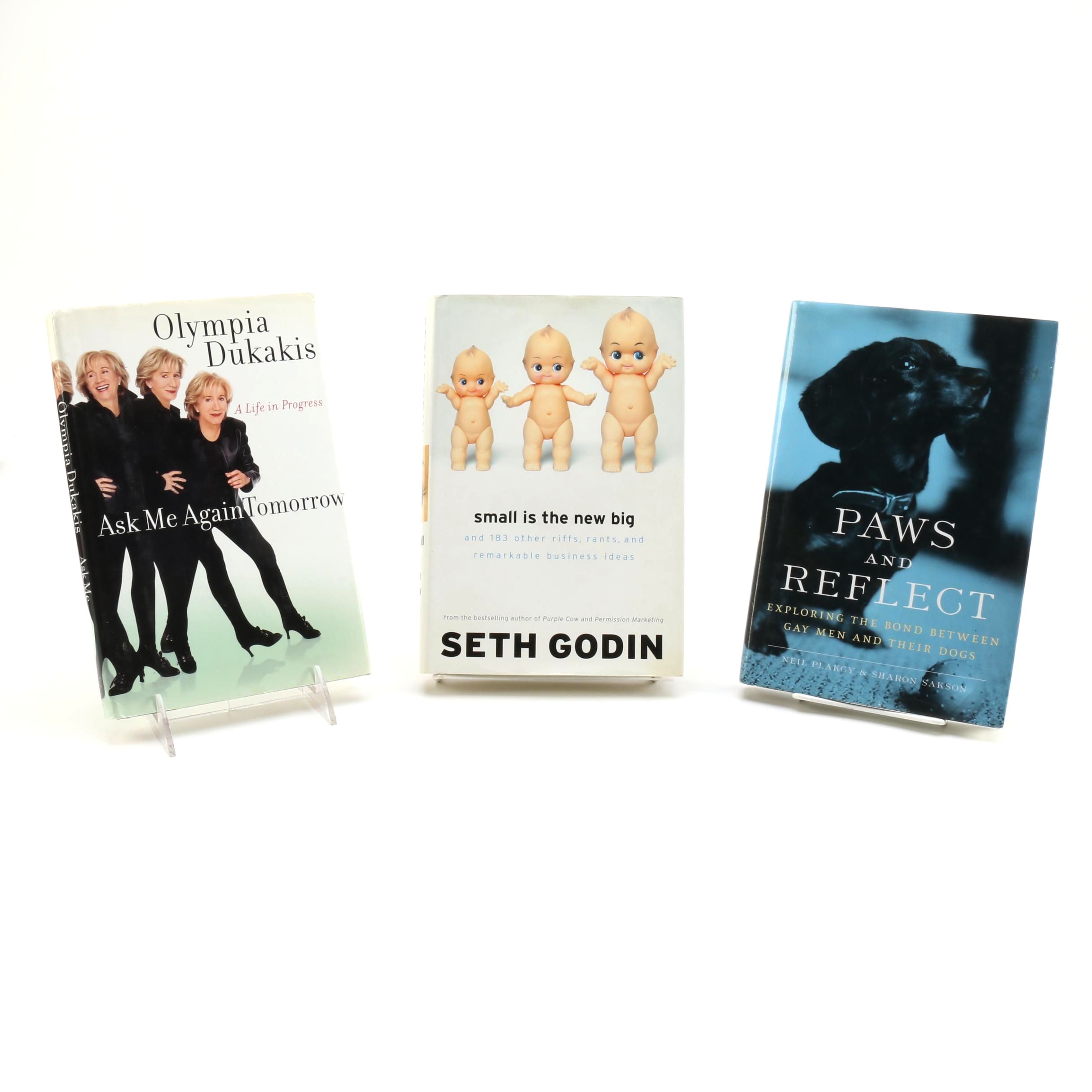 Signed First Printing Nonfiction Books Including Olympia Dukakis