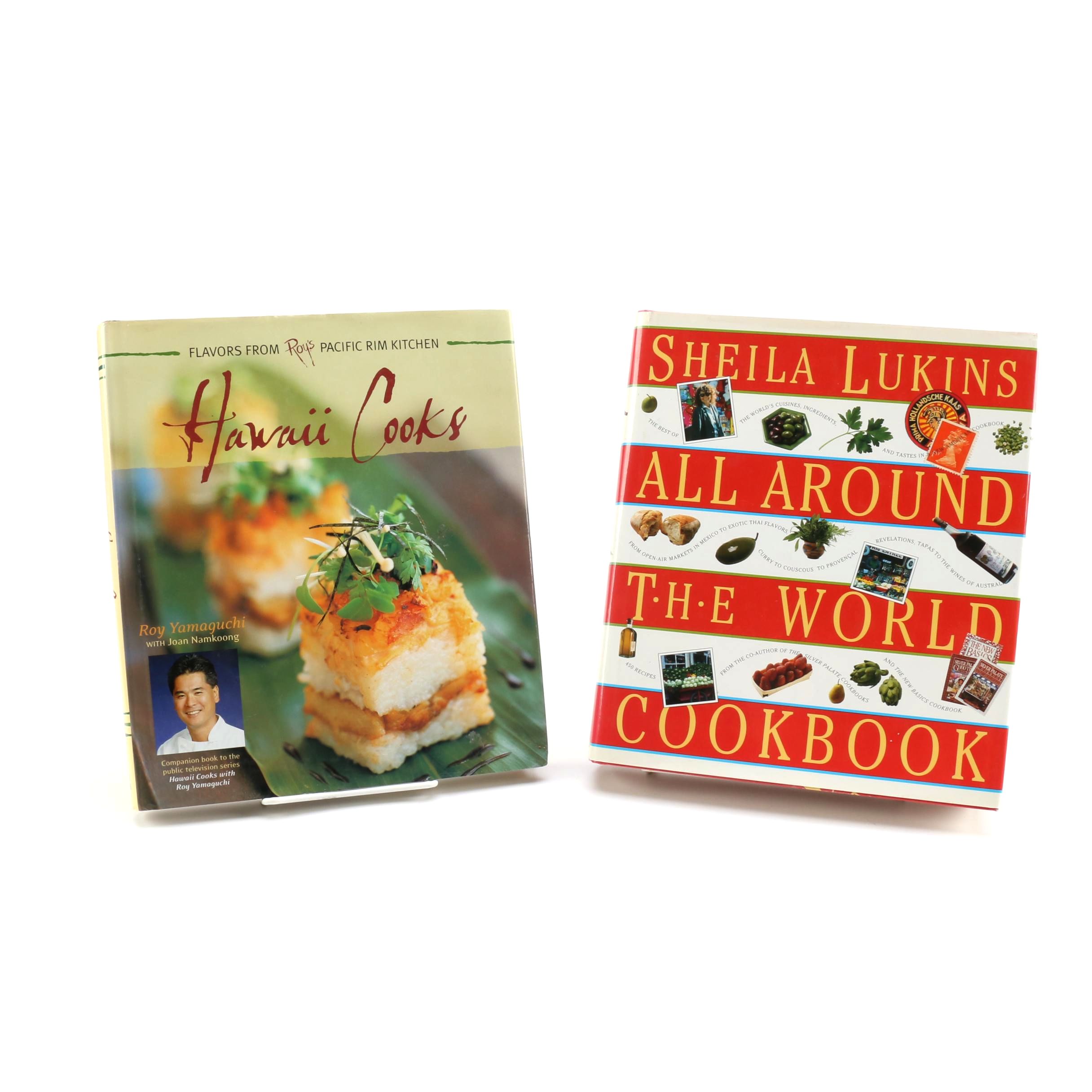 Signed First Edition Cookbooks by Sheila Lukins and Roy Yamaguchi