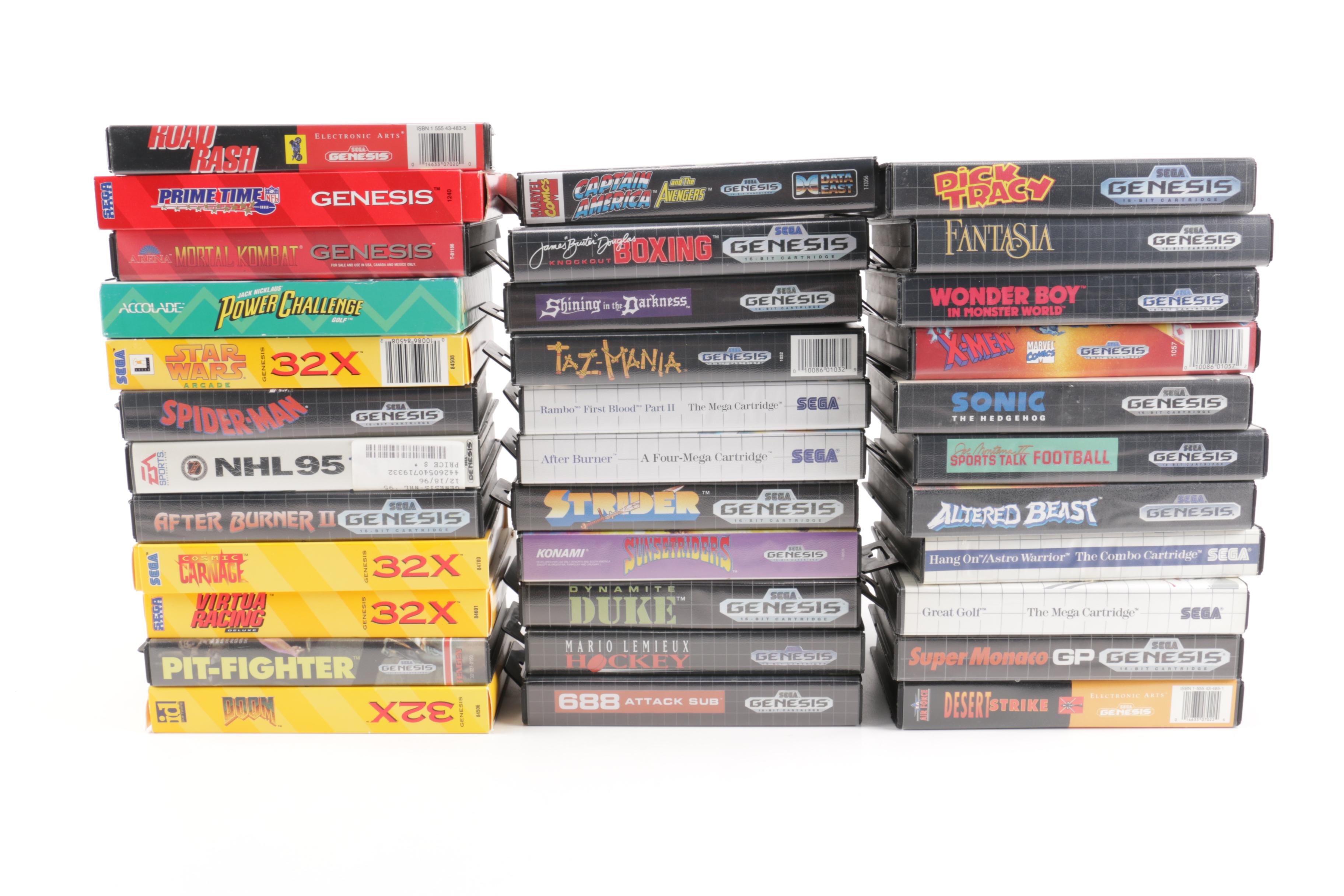 Collection of Sega Genesis Games