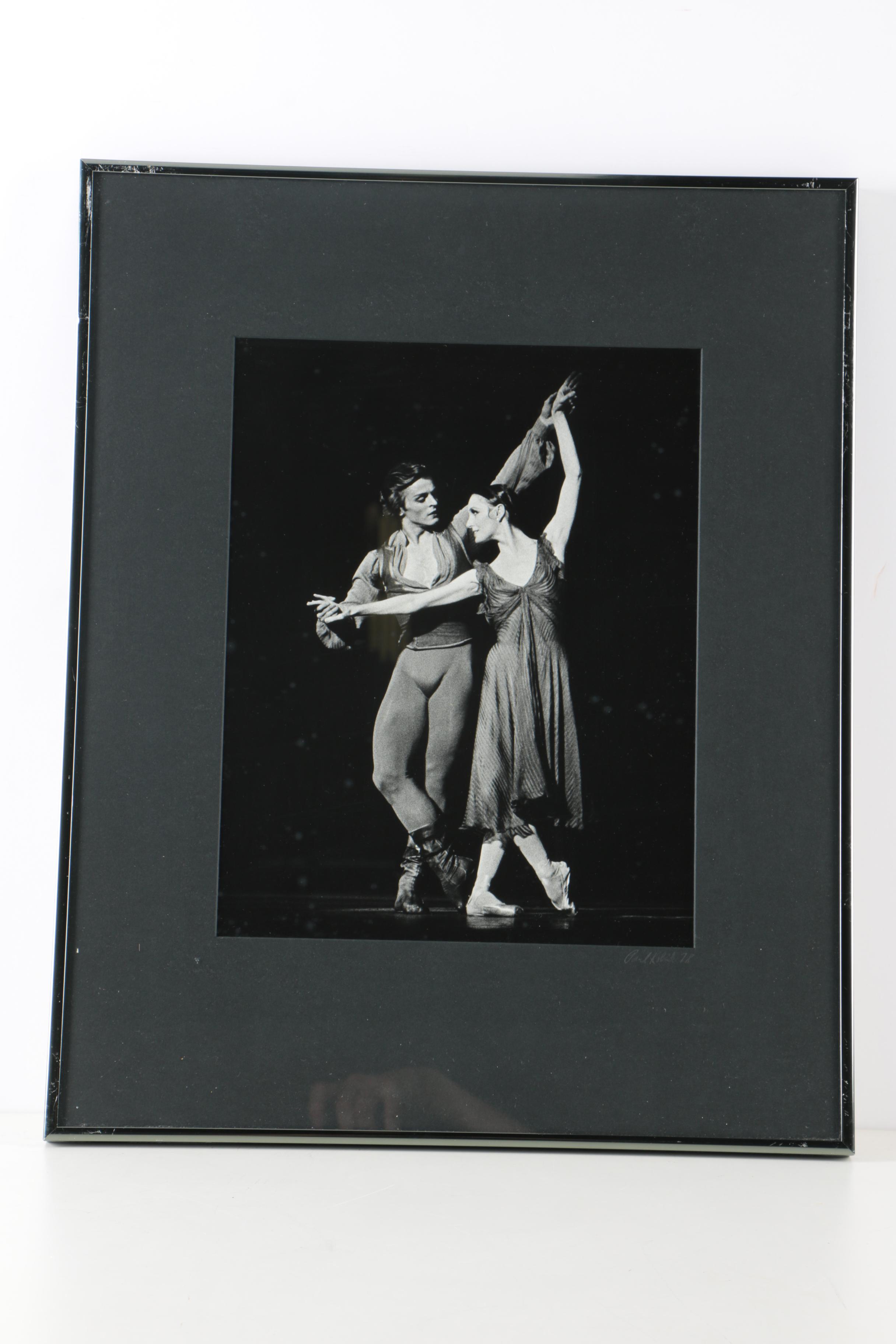 Paul Kolnik Signed Photographs of New York City Ballet Dancer Peter Martins