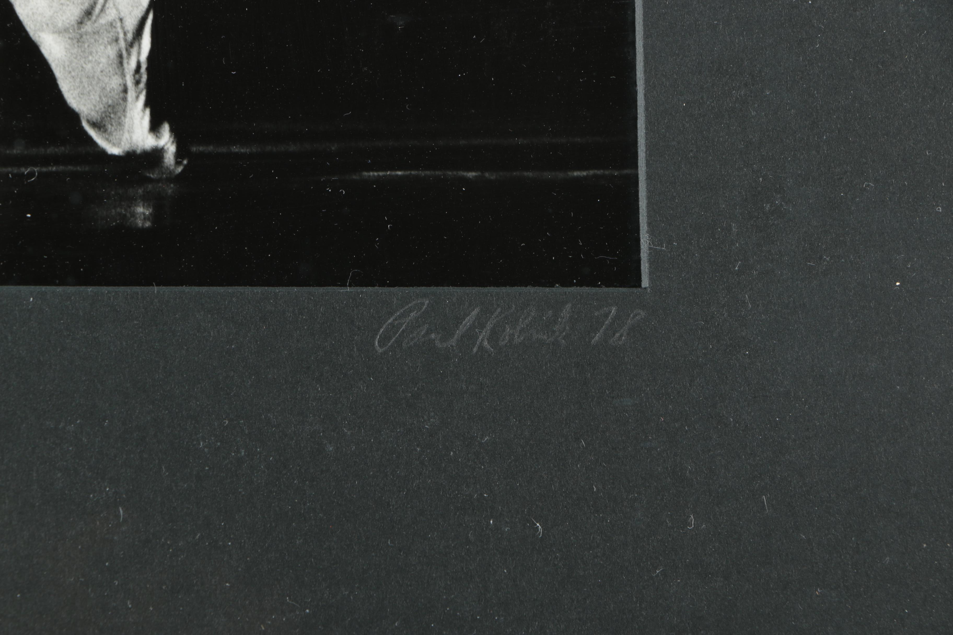 Paul Kolnik Signed Photographs of New York City Ballet Dancer Peter Martins