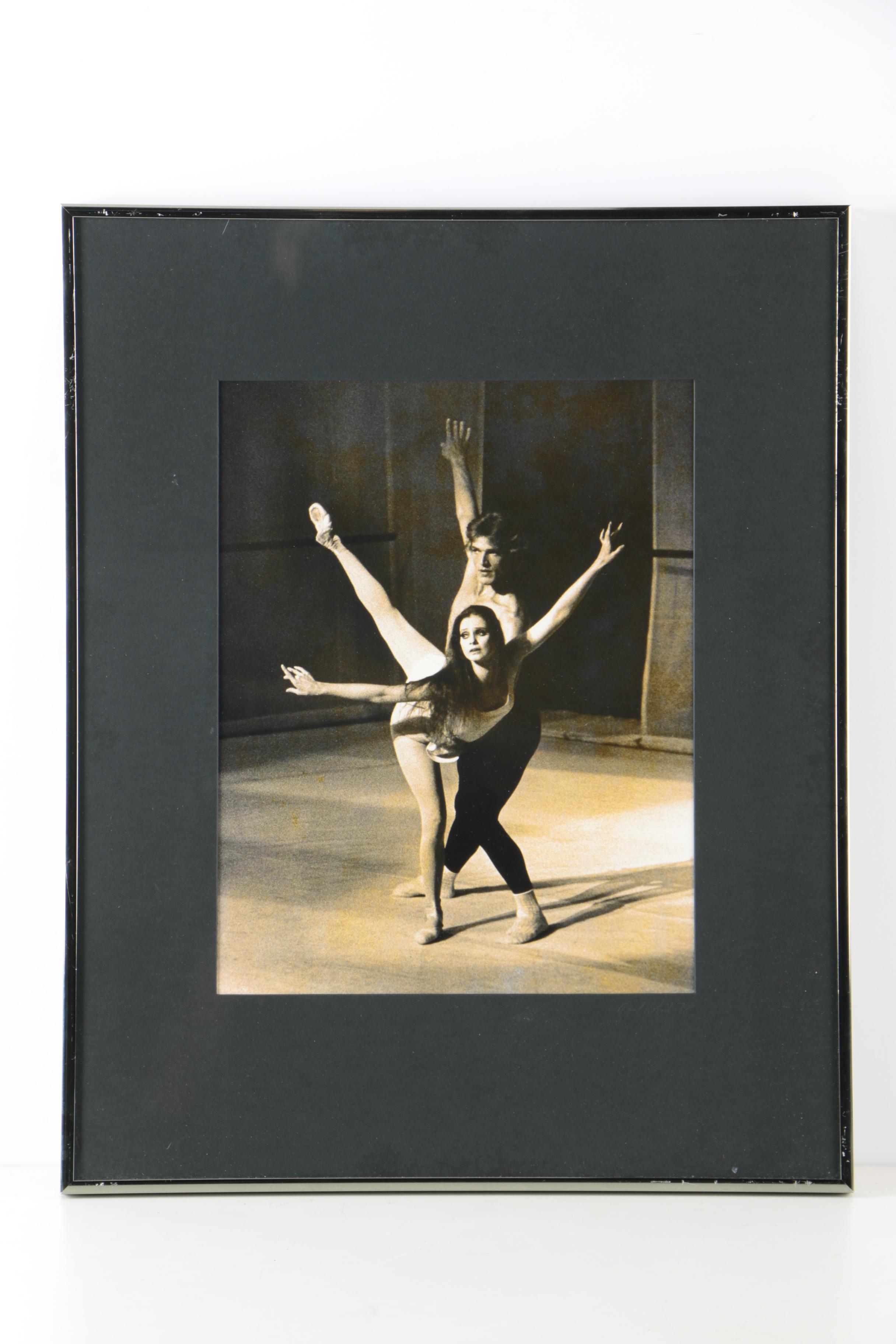 Paul Kolnik Signed Photographs of New York City Ballet Dancer Peter Martins