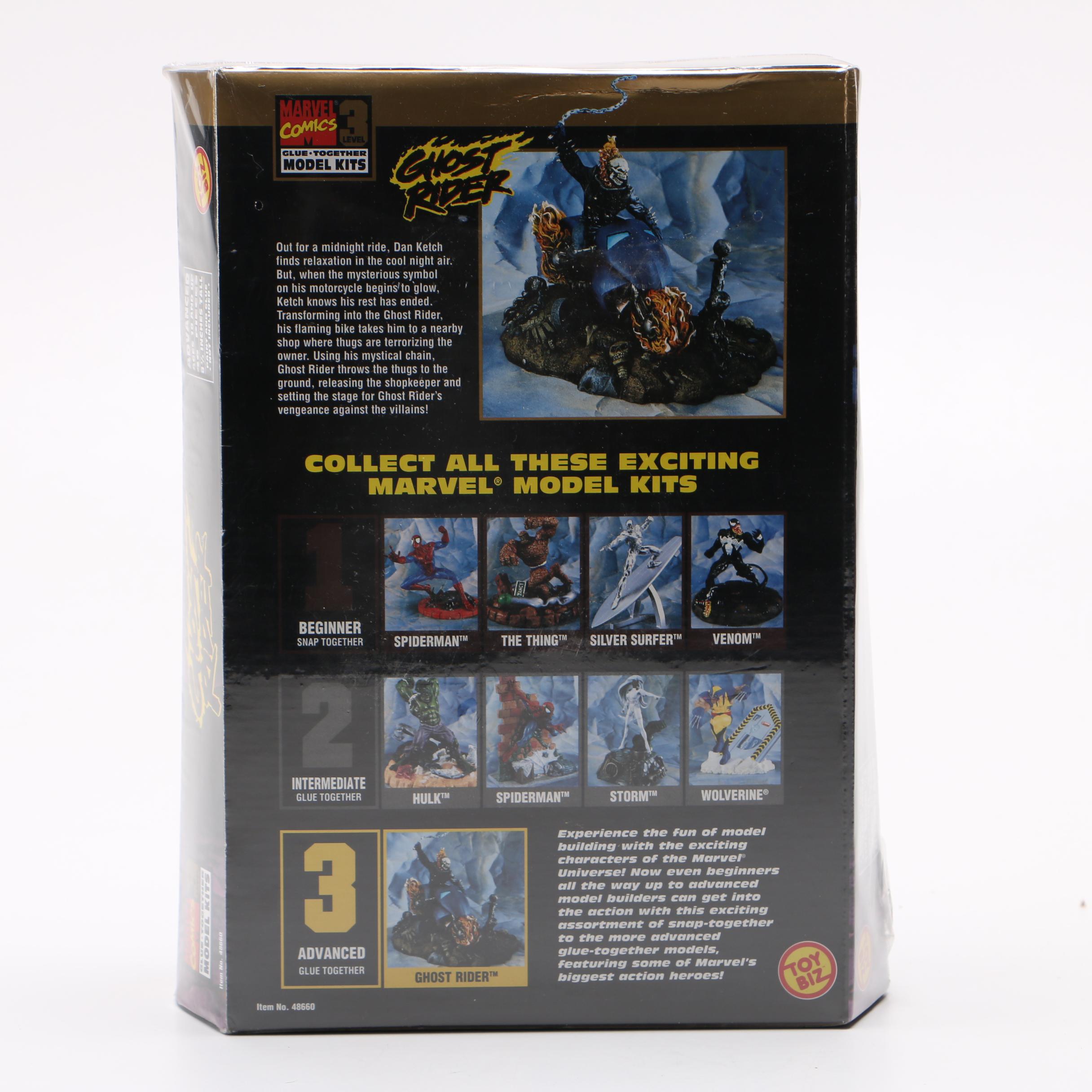 Model Kits of Marvel Comic Action Figures