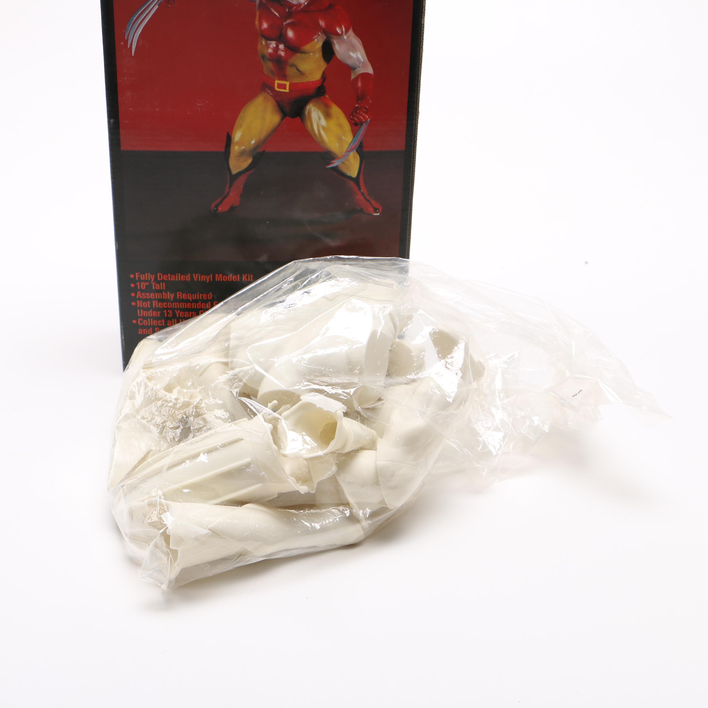 Model Kits of Marvel Comic Action Figures