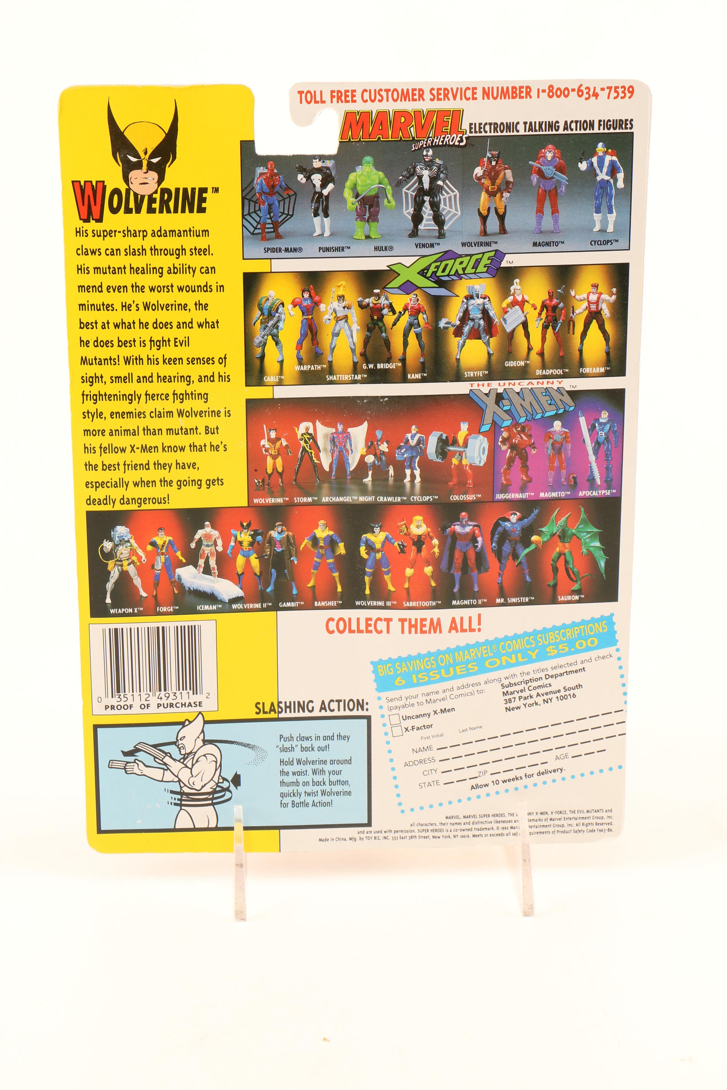 "The Uncanny X-Men" and "Maximum Carnage" Action Figures