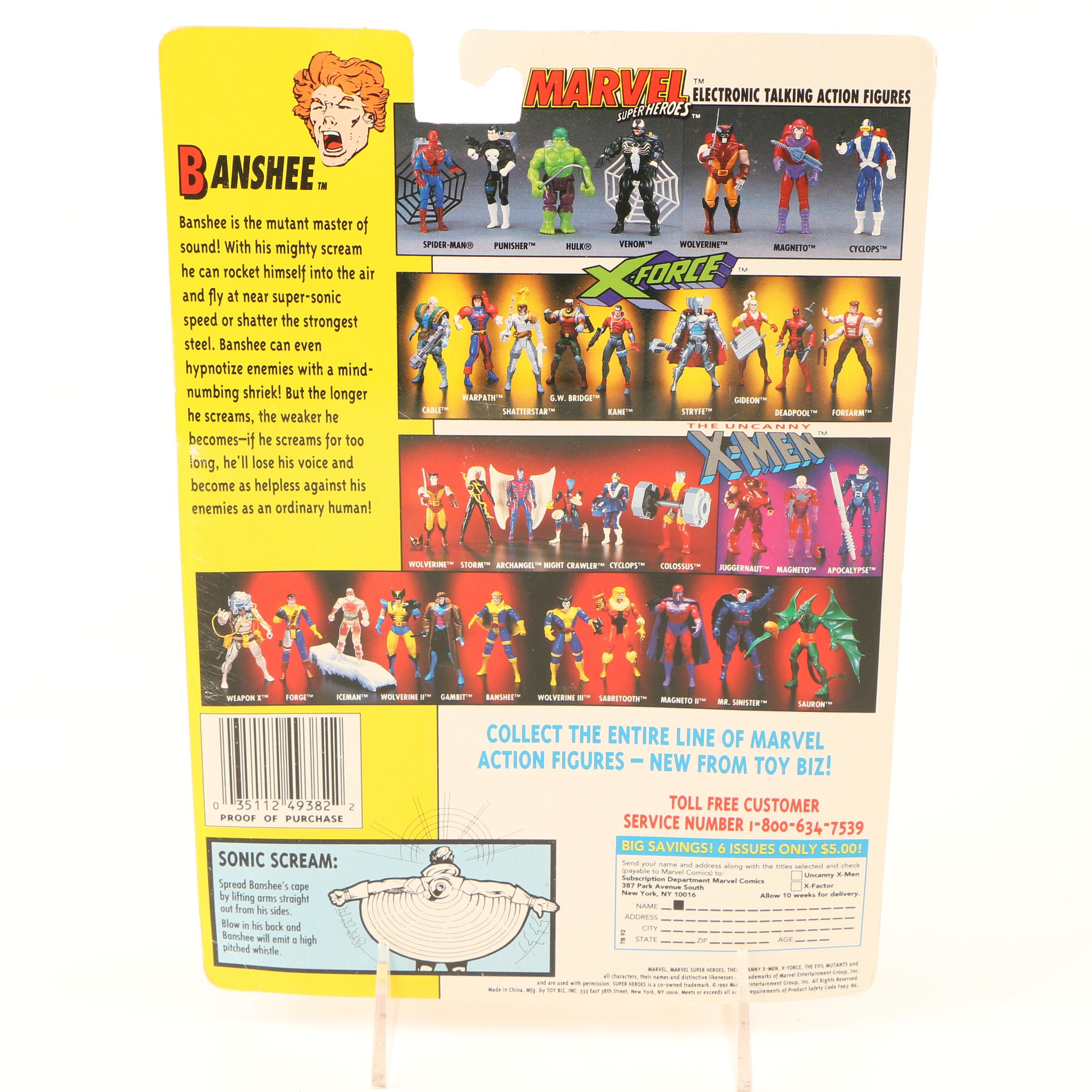 "The Uncanny X-Men" and "Maximum Carnage" Action Figures