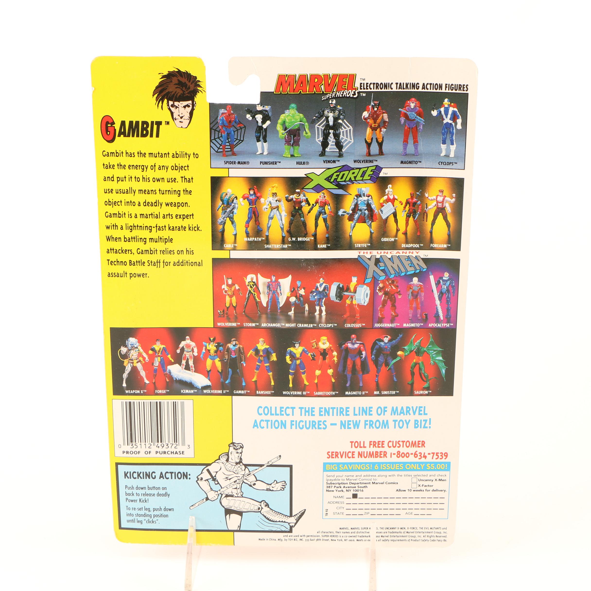 "The Uncanny X-Men" and "Maximum Carnage" Action Figures