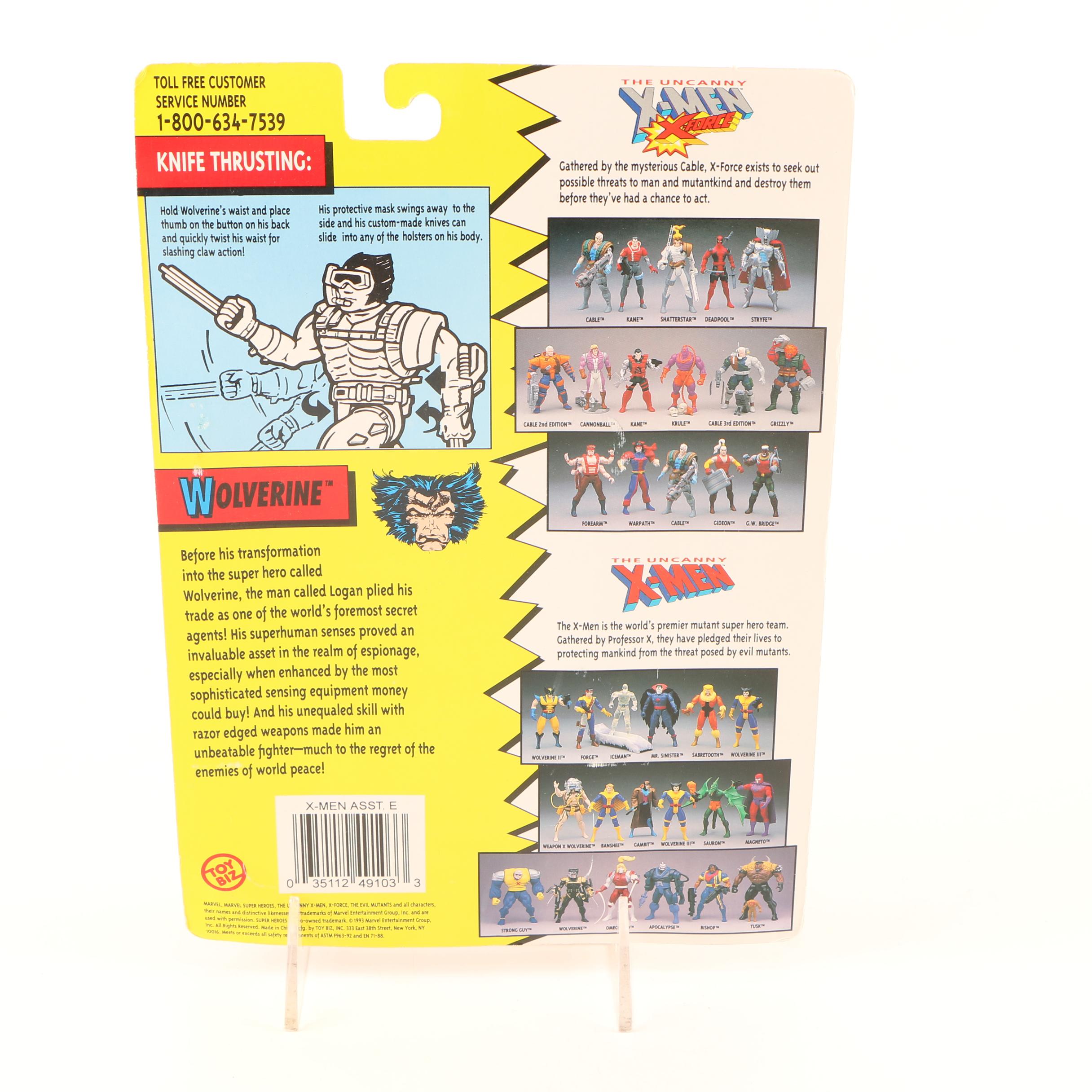 "The Uncanny X-Men" and "Maximum Carnage" Action Figures