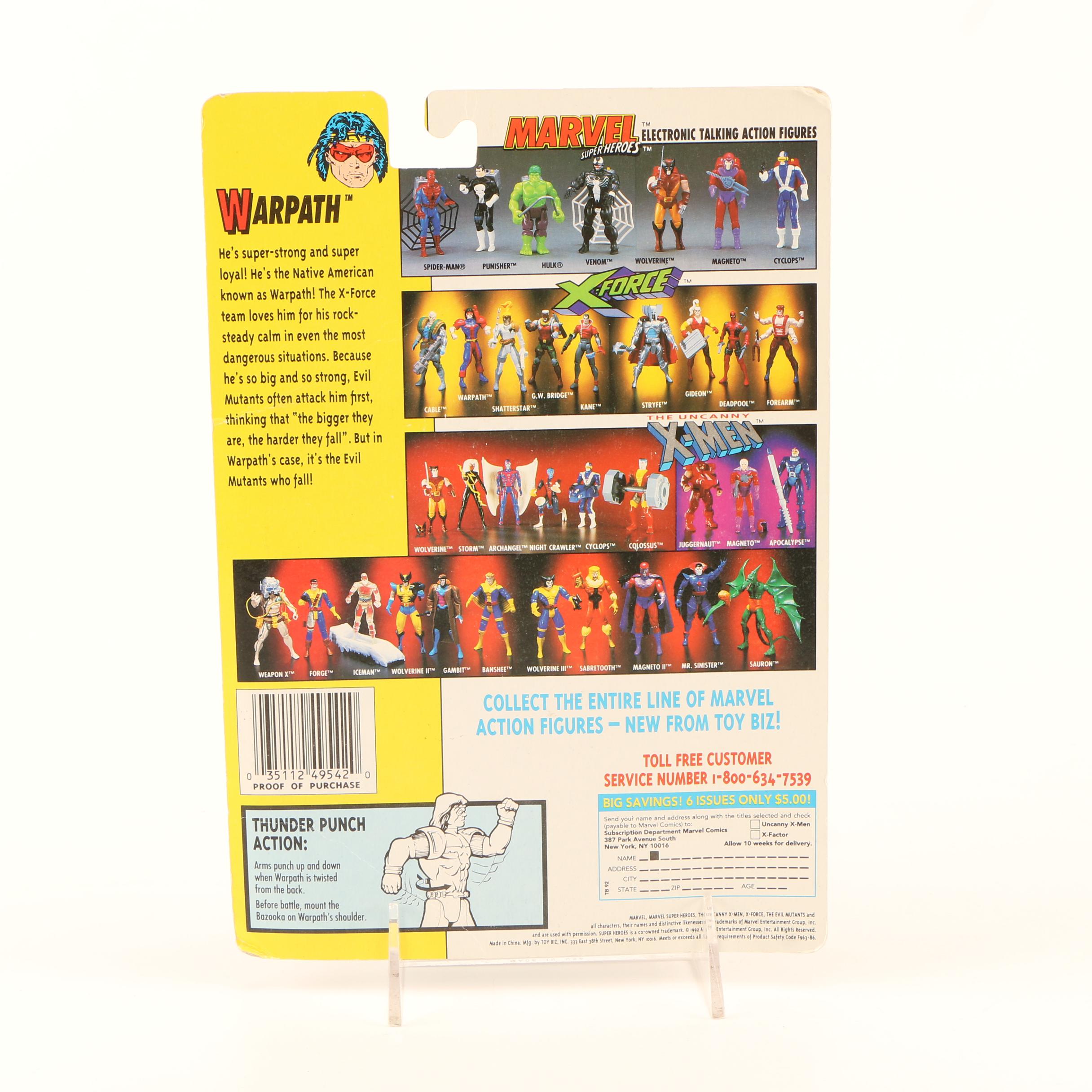 "The Uncanny X-Men" and "Maximum Carnage" Action Figures