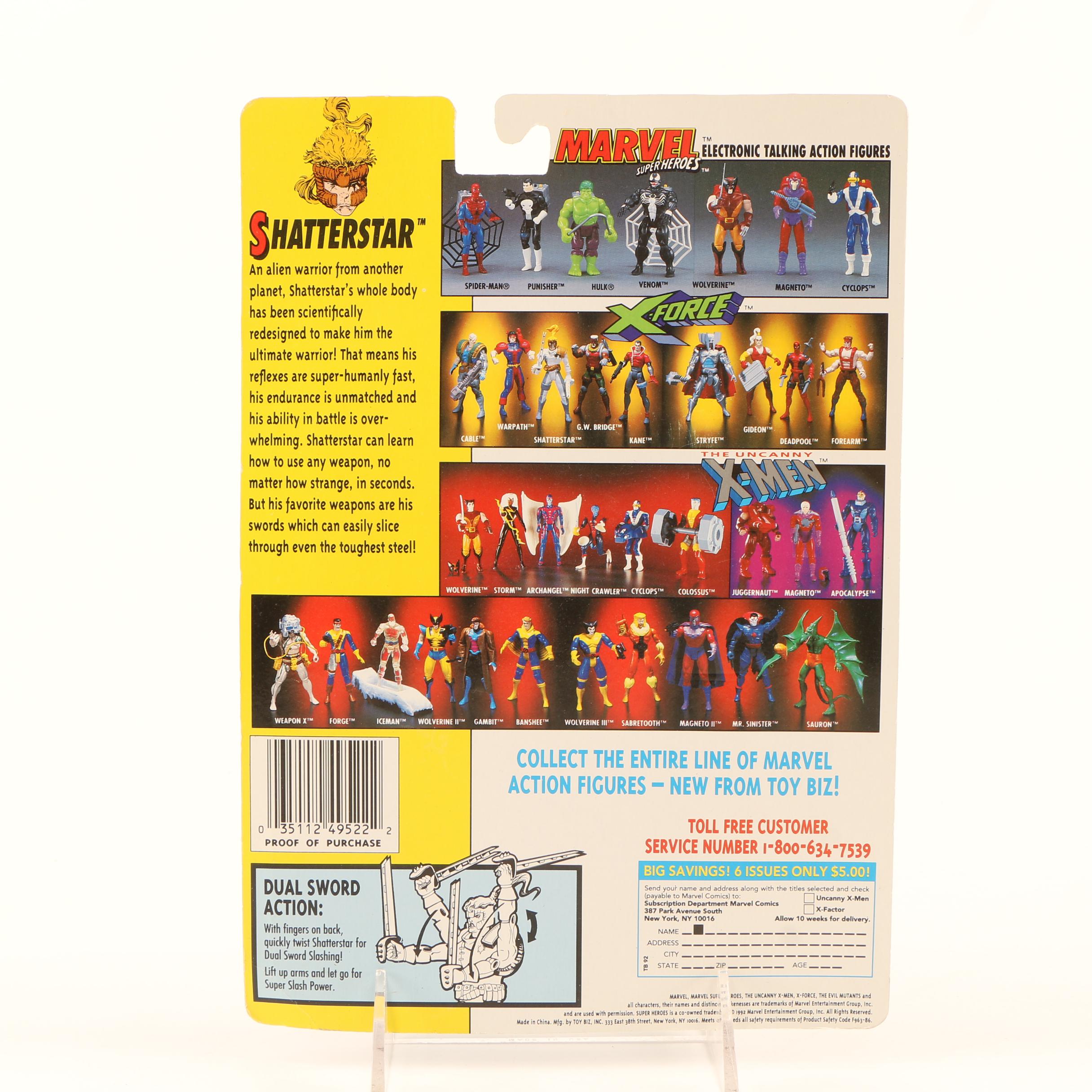 "The Uncanny X-Men" and "Maximum Carnage" Action Figures