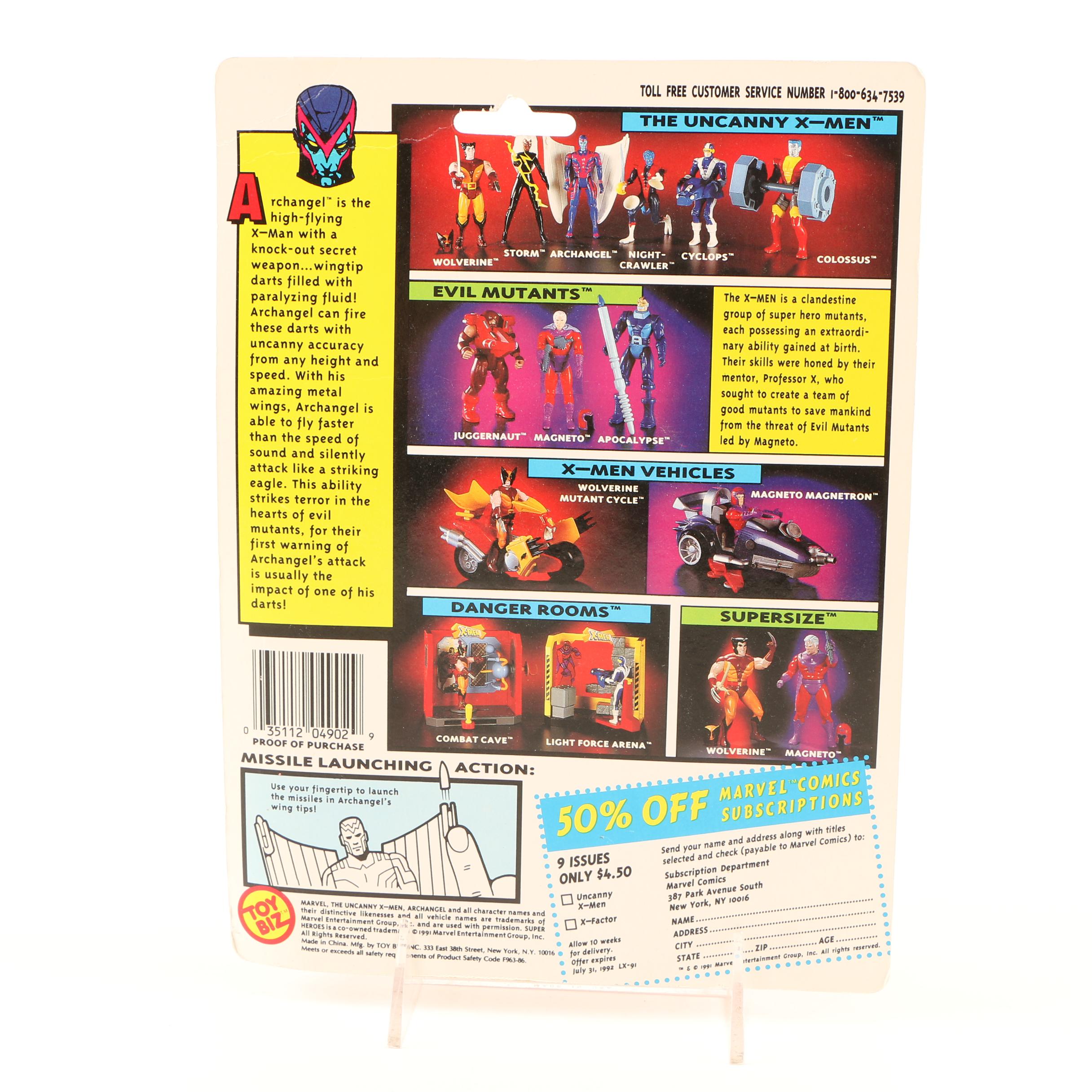 "The Uncanny X-Men" and "Maximum Carnage" Action Figures