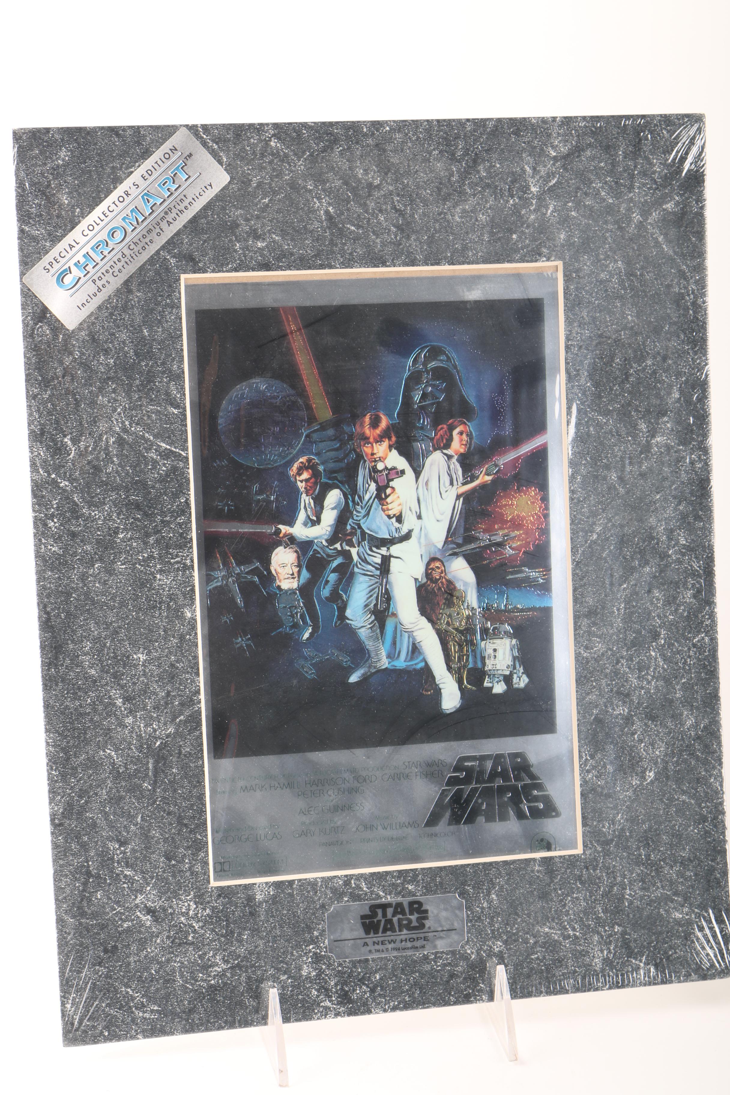 "Star Wars" Vehicle Blueprint Portfolio and Special Collector's Edition Chromart Prints