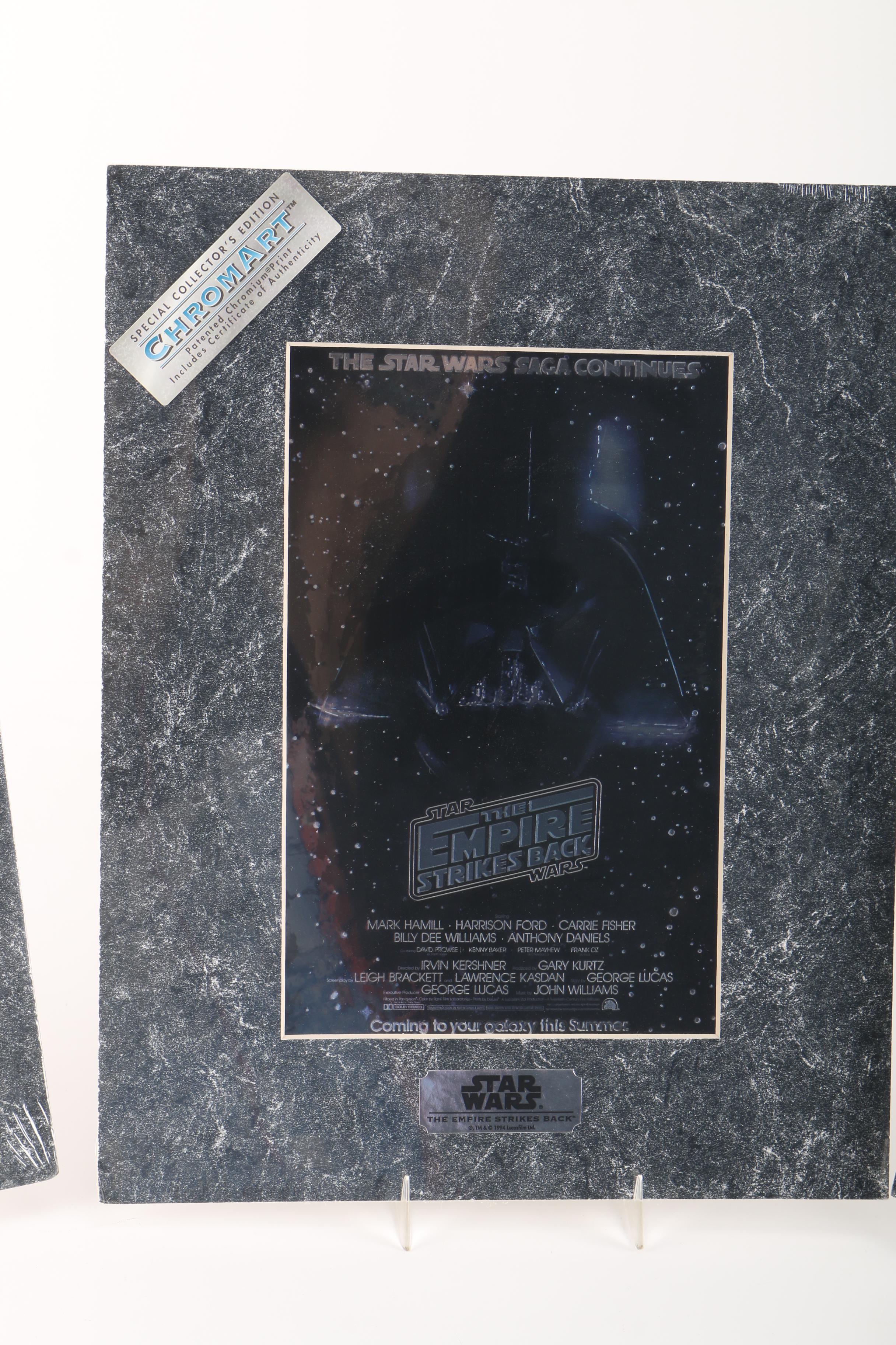 "Star Wars" Vehicle Blueprint Portfolio and Special Collector's Edition Chromart Prints