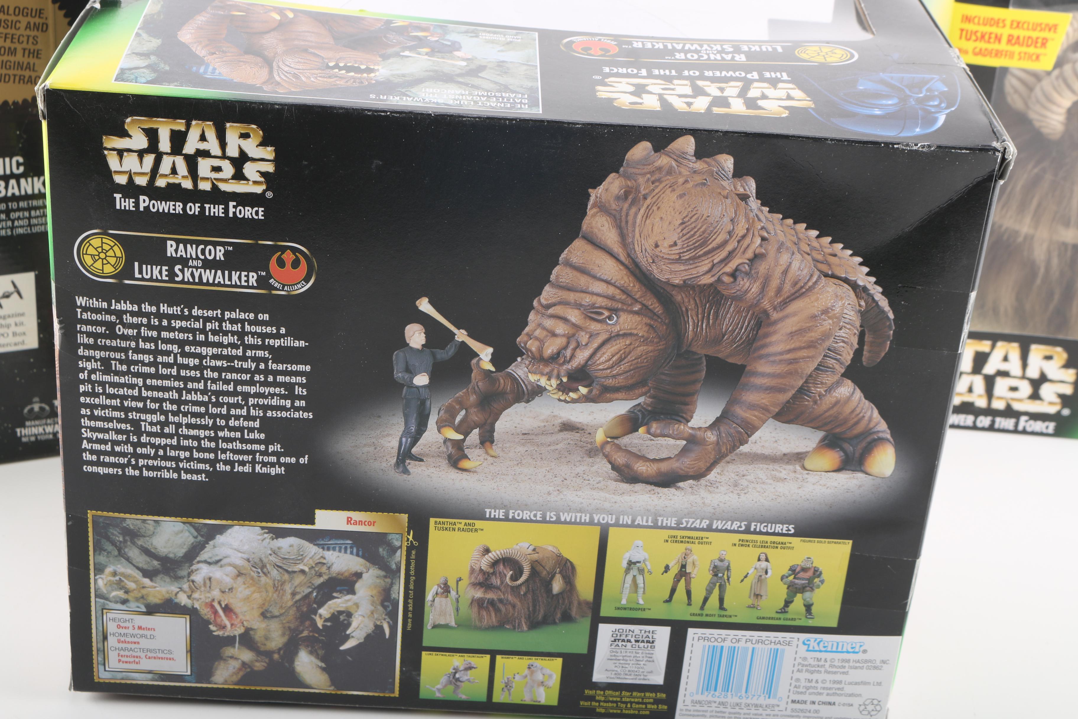 "Star Wars" Talking Bank and Figurines