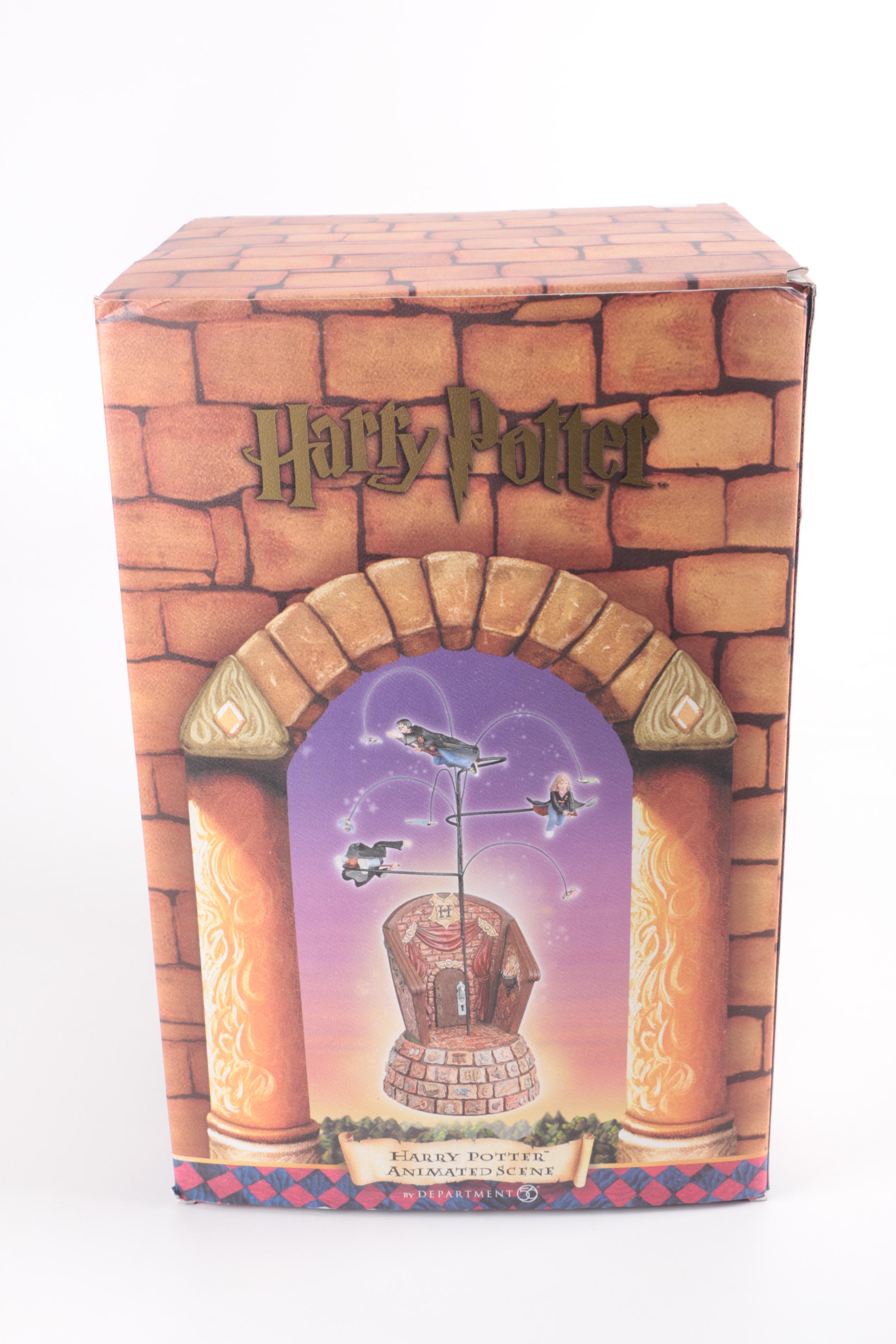 "Harry Potter" Department 56 Décor and Bachmann Train Set