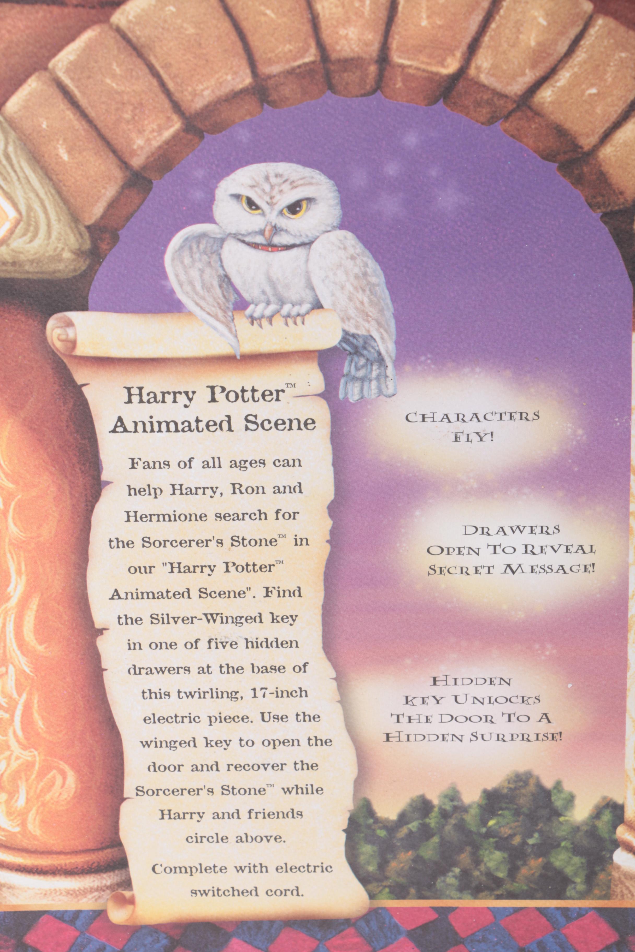 "Harry Potter" Department 56 Décor and Bachmann Train Set