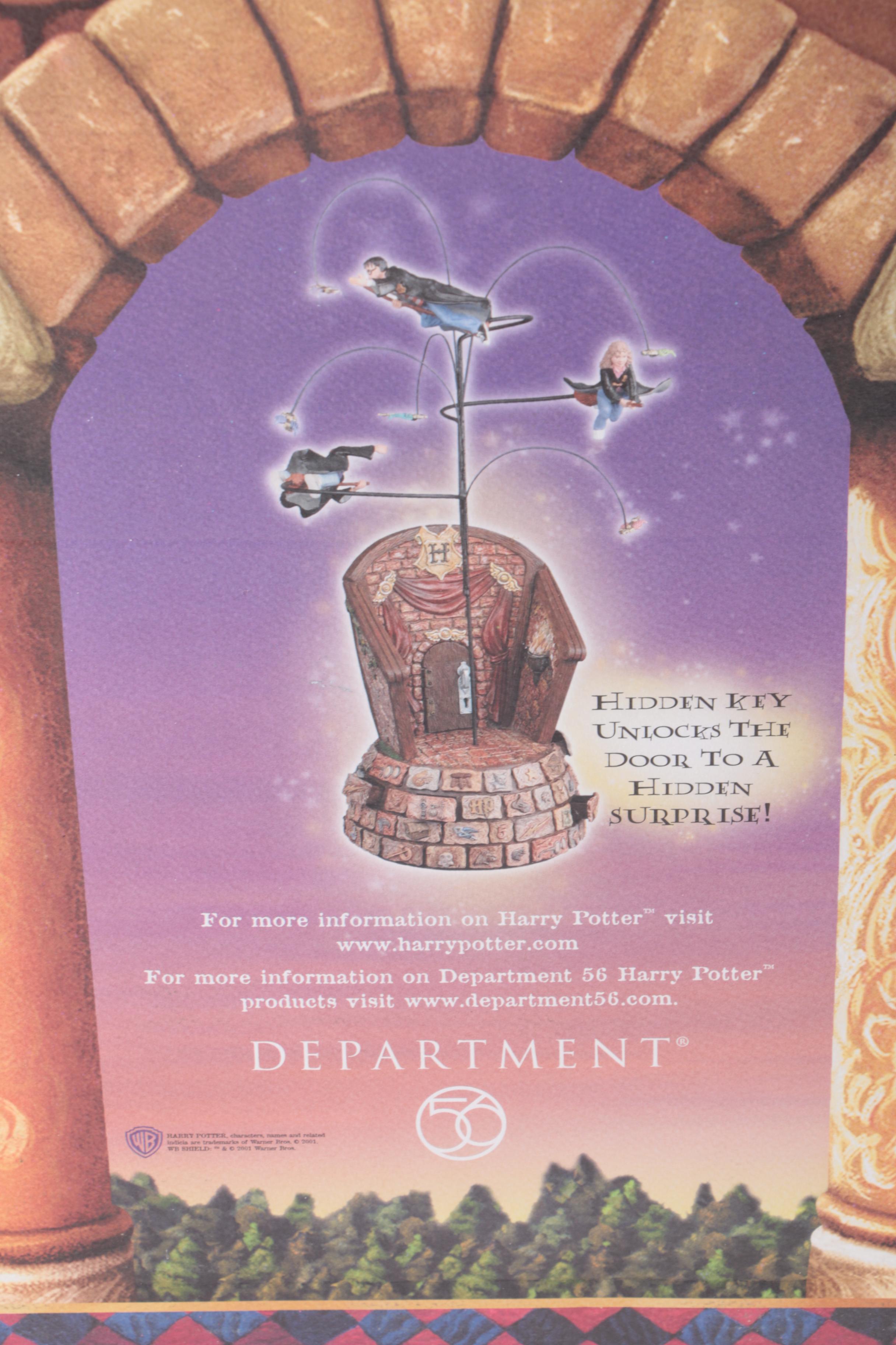 "Harry Potter" Department 56 Décor and Bachmann Train Set