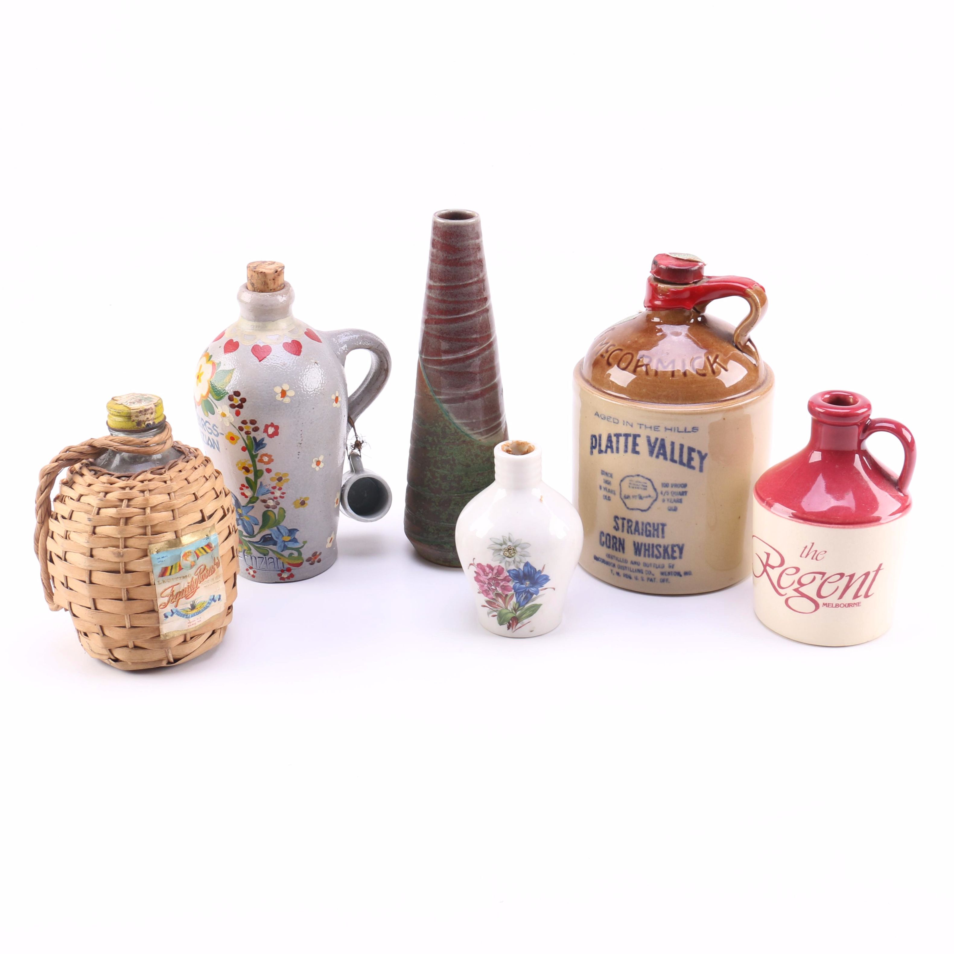 Stoneware and Glass Jugs Featuring McCormick