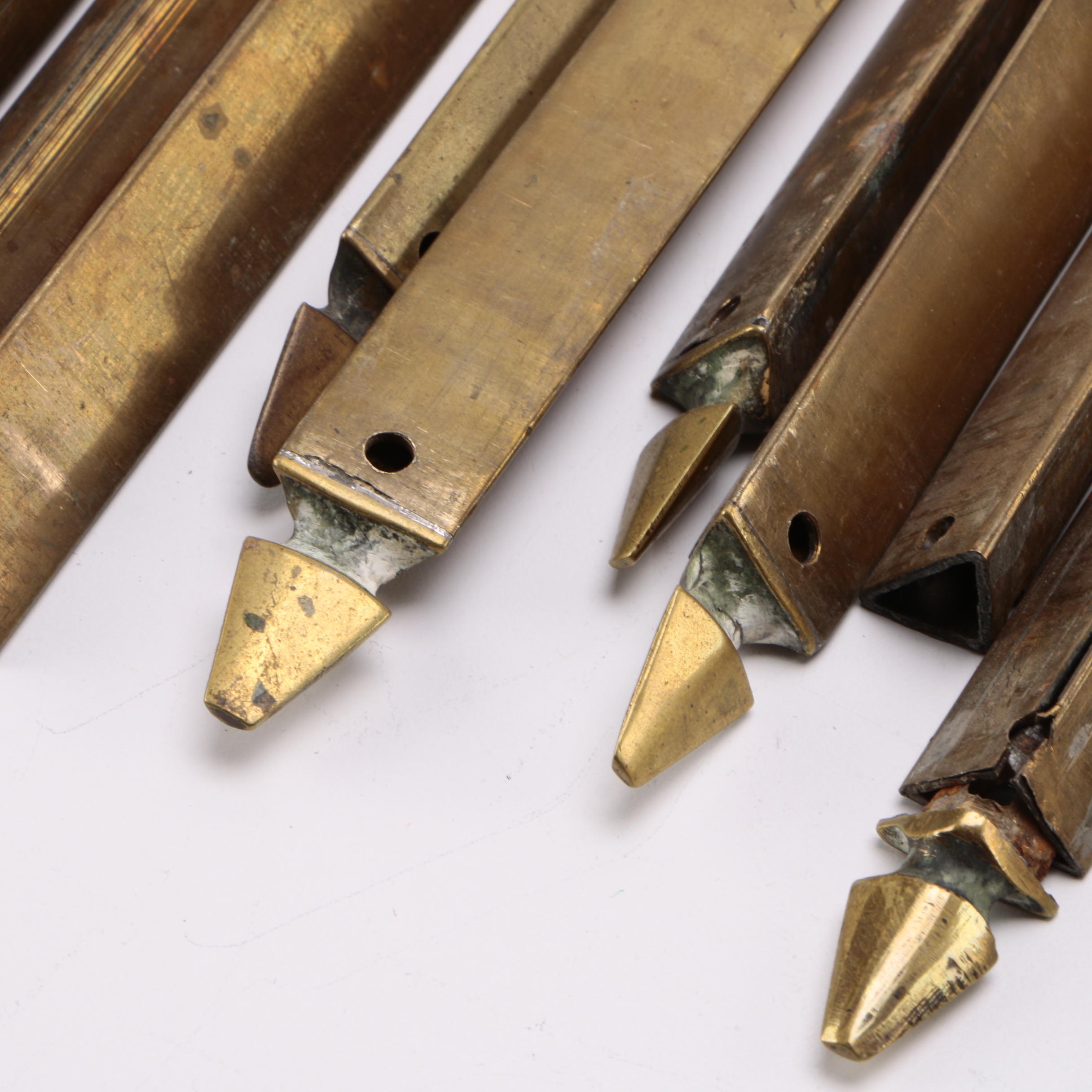 Antique Brass Stair Rod Set