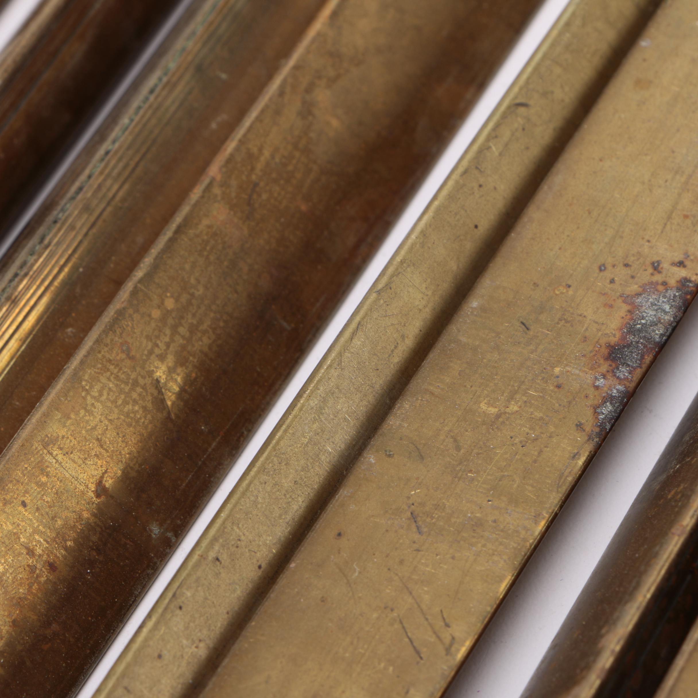 Antique Brass Stair Rod Set