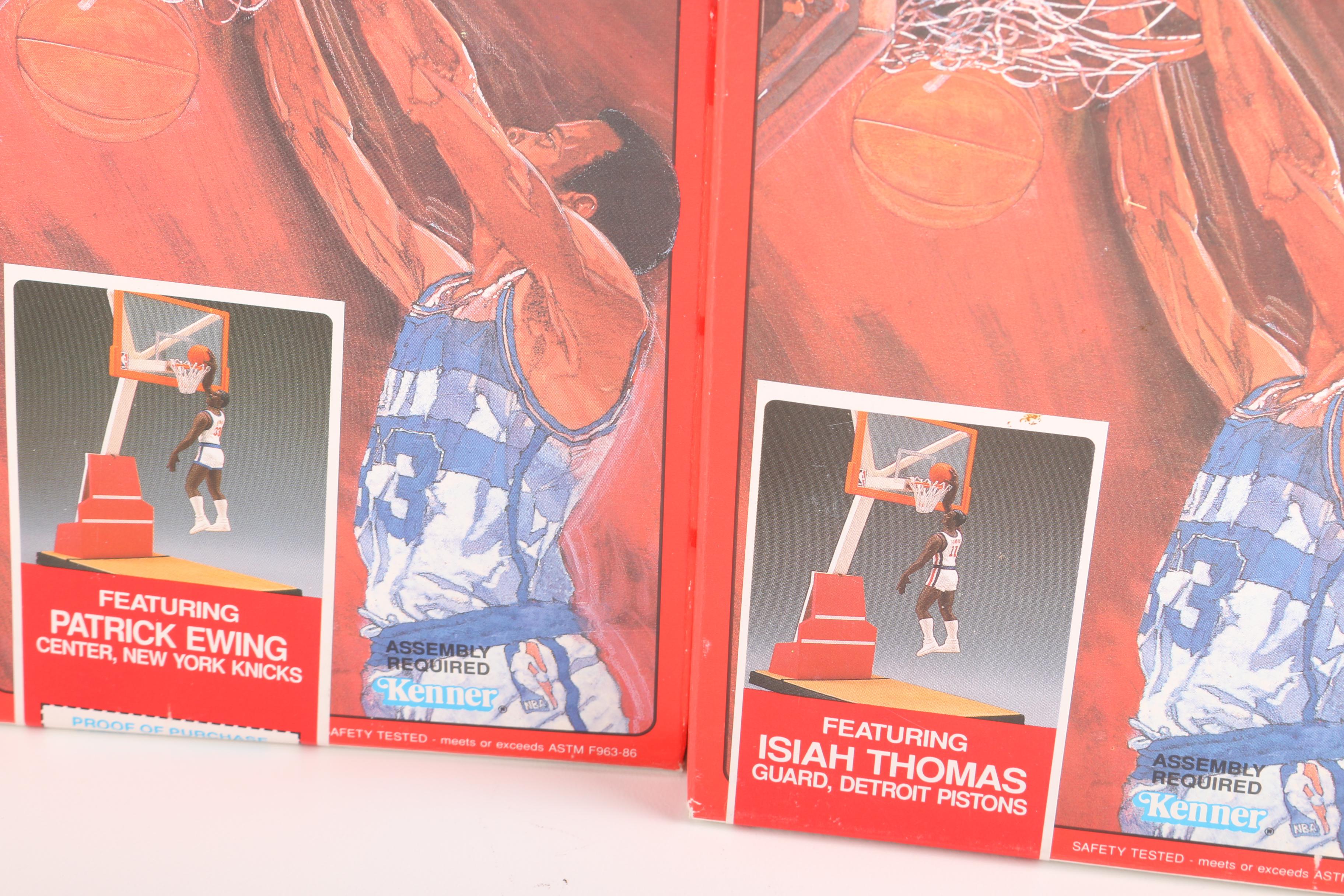Seven Assorted Slam Dunk Superstars Starting Lineup Boxes