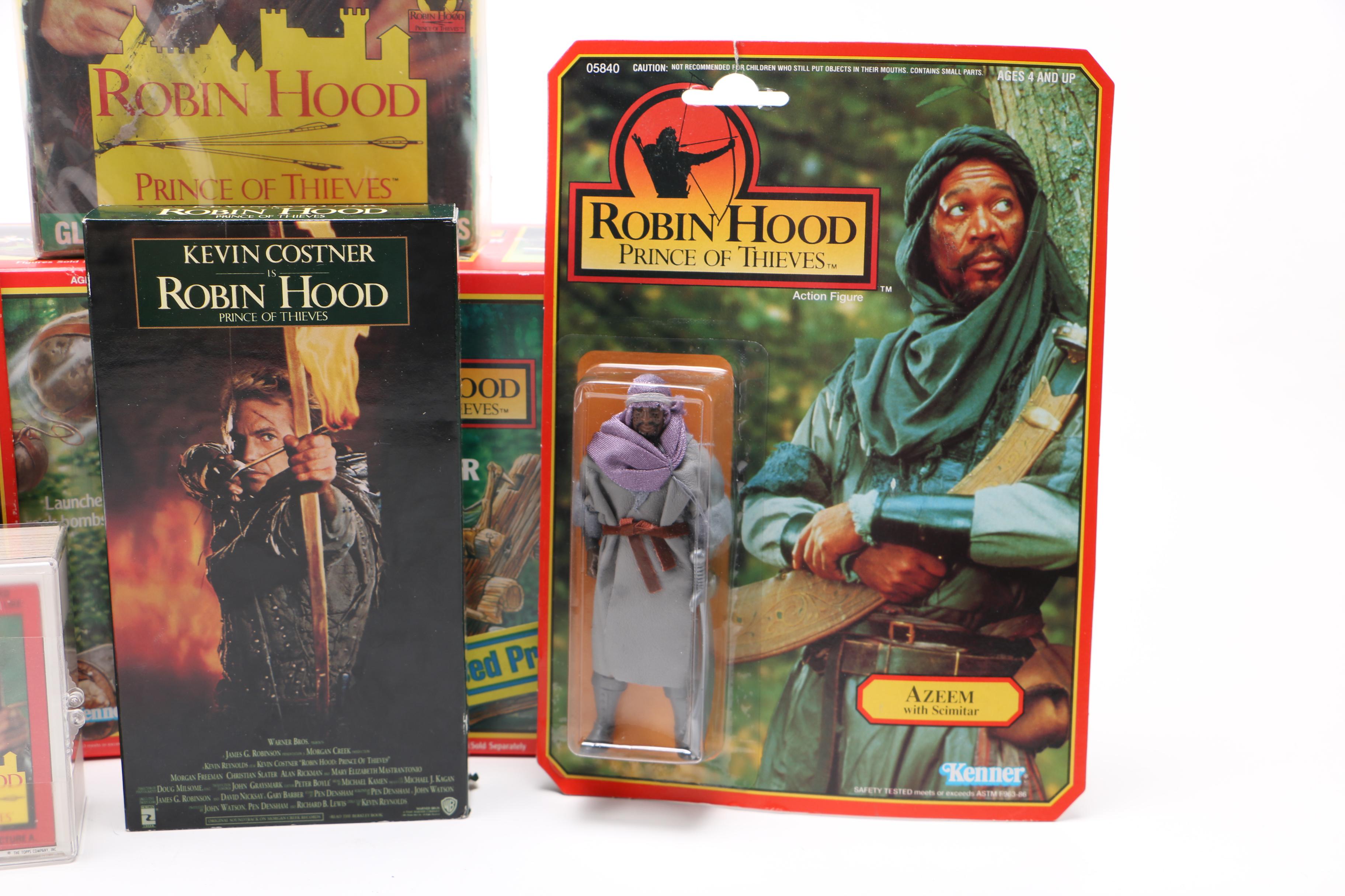 "Robin Hood: Prince of Thieves" VHS and Action Figures